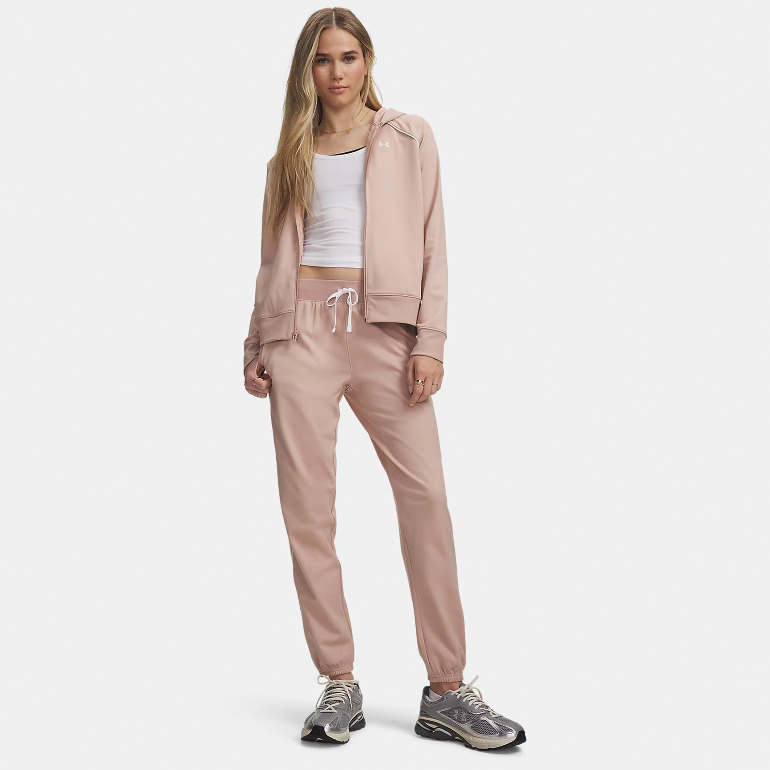 Under Armour Rival Tricot Survêtement Femmes - beige, blanc
