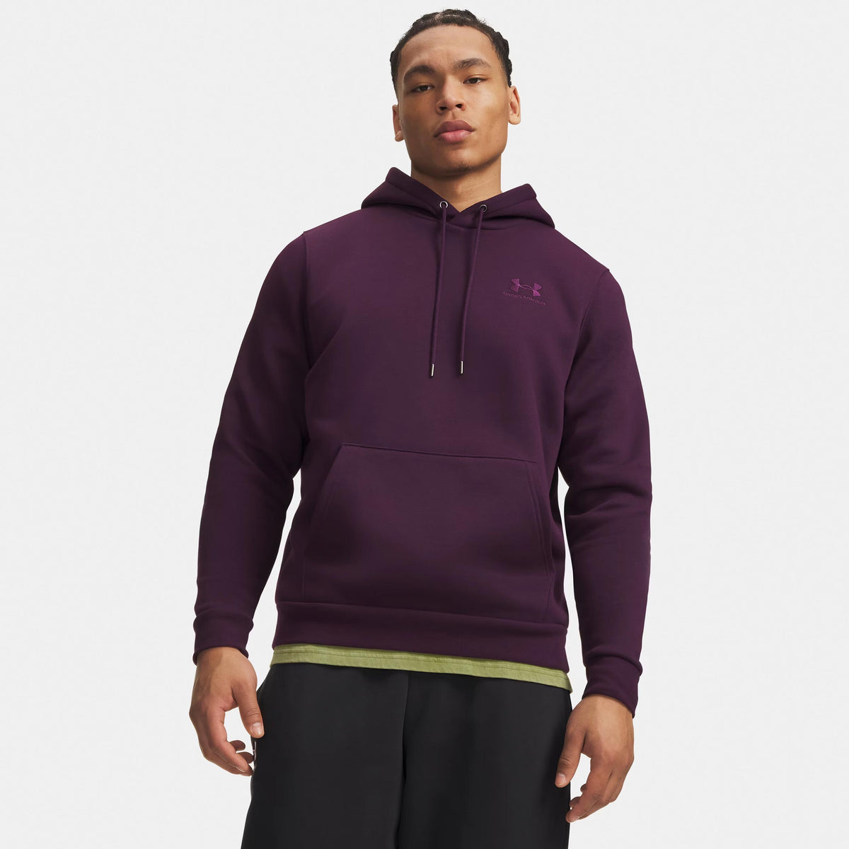 Under Armour Essential Sweat à capuche Hommes - lilas, violett