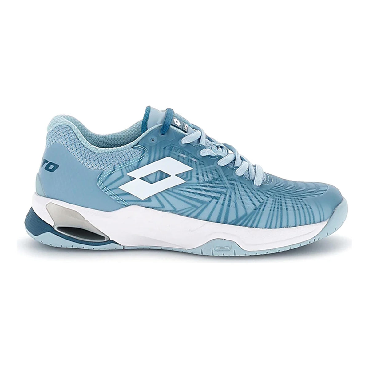 Lotto Mirage 100 II SPD Allcourt schoen Dames - lichtblauw, wit