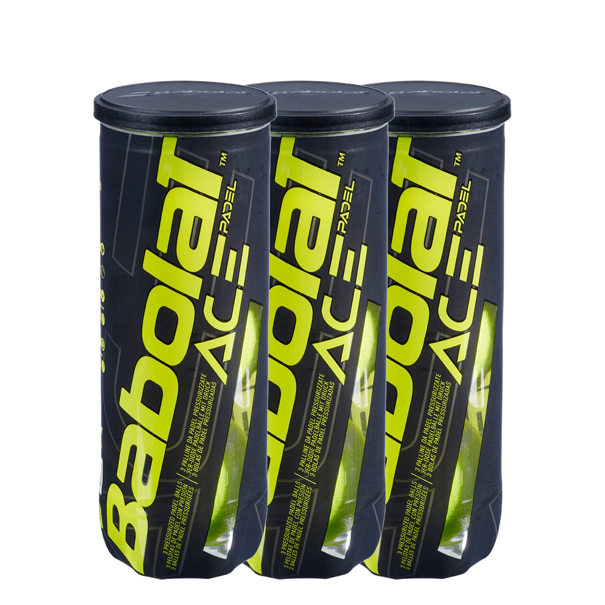 Babolat 3x verpakking 3 stuks Ace Padel X3
