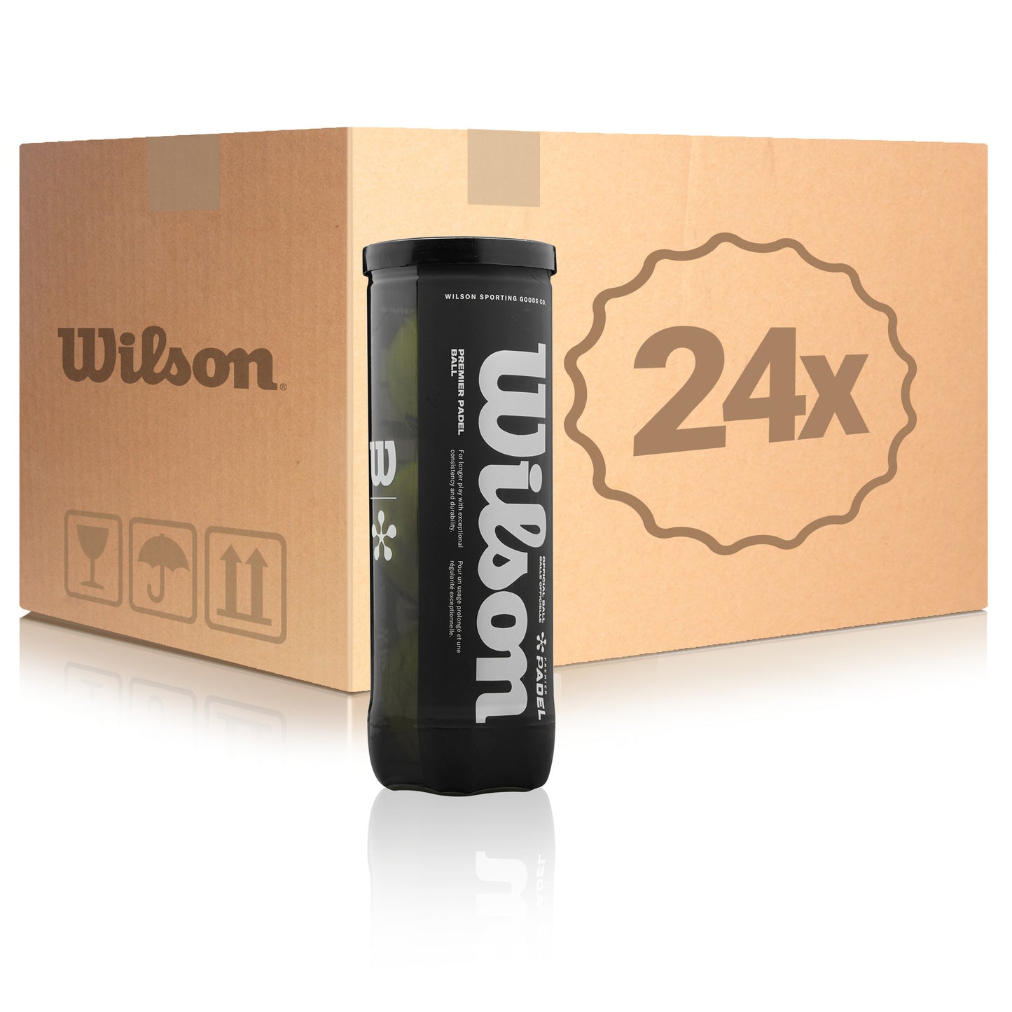 Wilson 24 Tubes de 3 Premier Padel X3