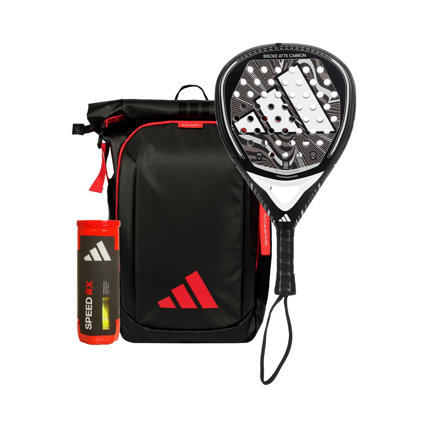 adidas Verpakking 3 stuks Bisoke Attk Carbon