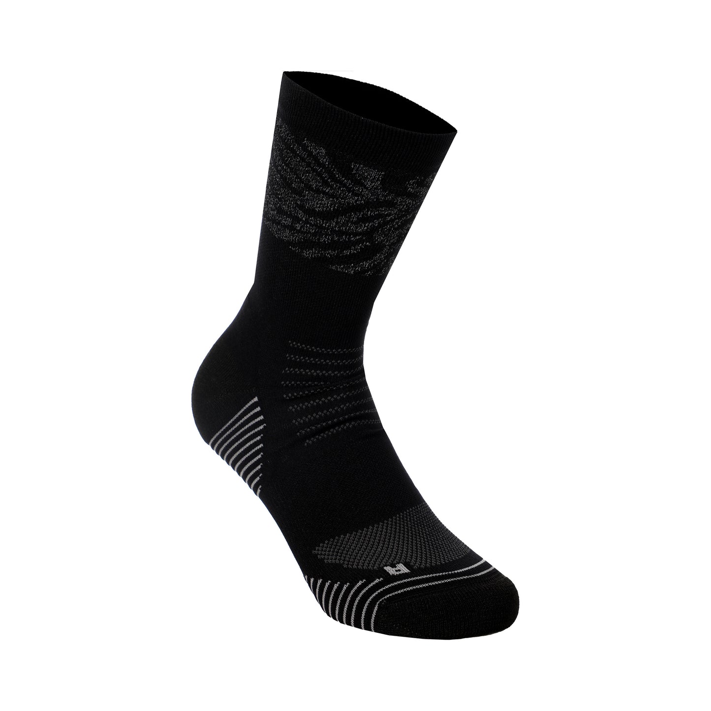ASICS Performance Lite-Show Crew Chaussettes de running -noir
