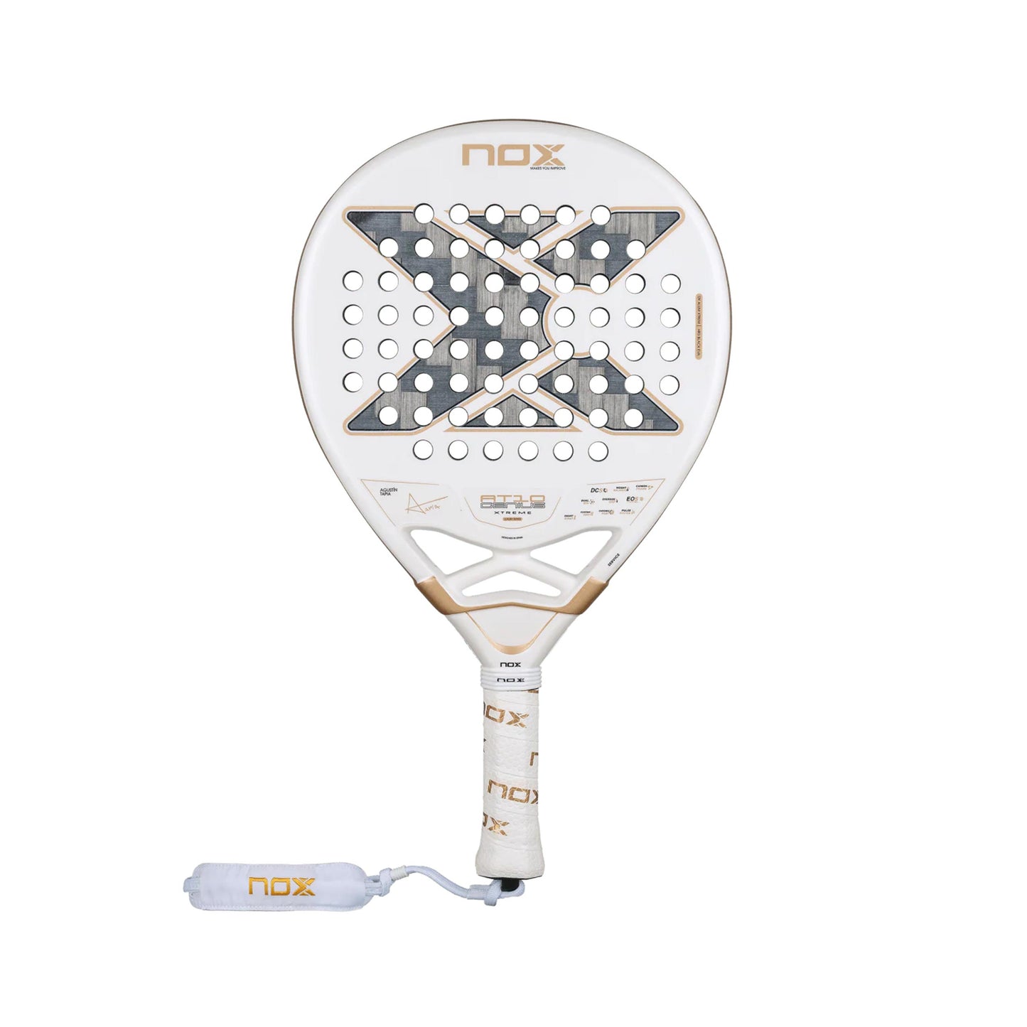 NOX AT10 Genius 12K Xtreme Padel racket Testrackets