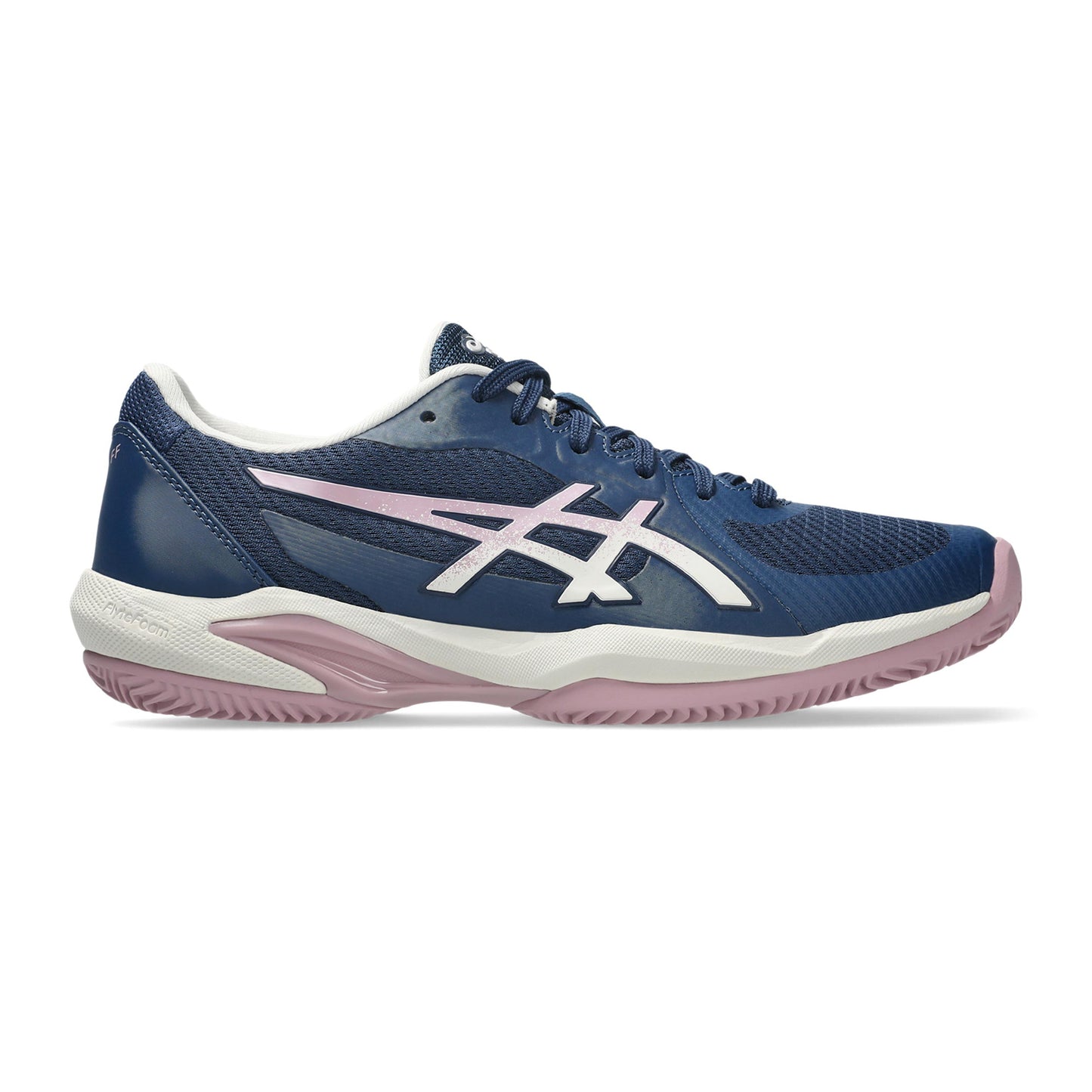 ASICS Solution Swift FF 2 Gravelschoen Dames - donkerblauw, mauve