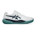 Gel-Resolution X GS Gravelschoen Kinderen - wit, petrolblauw