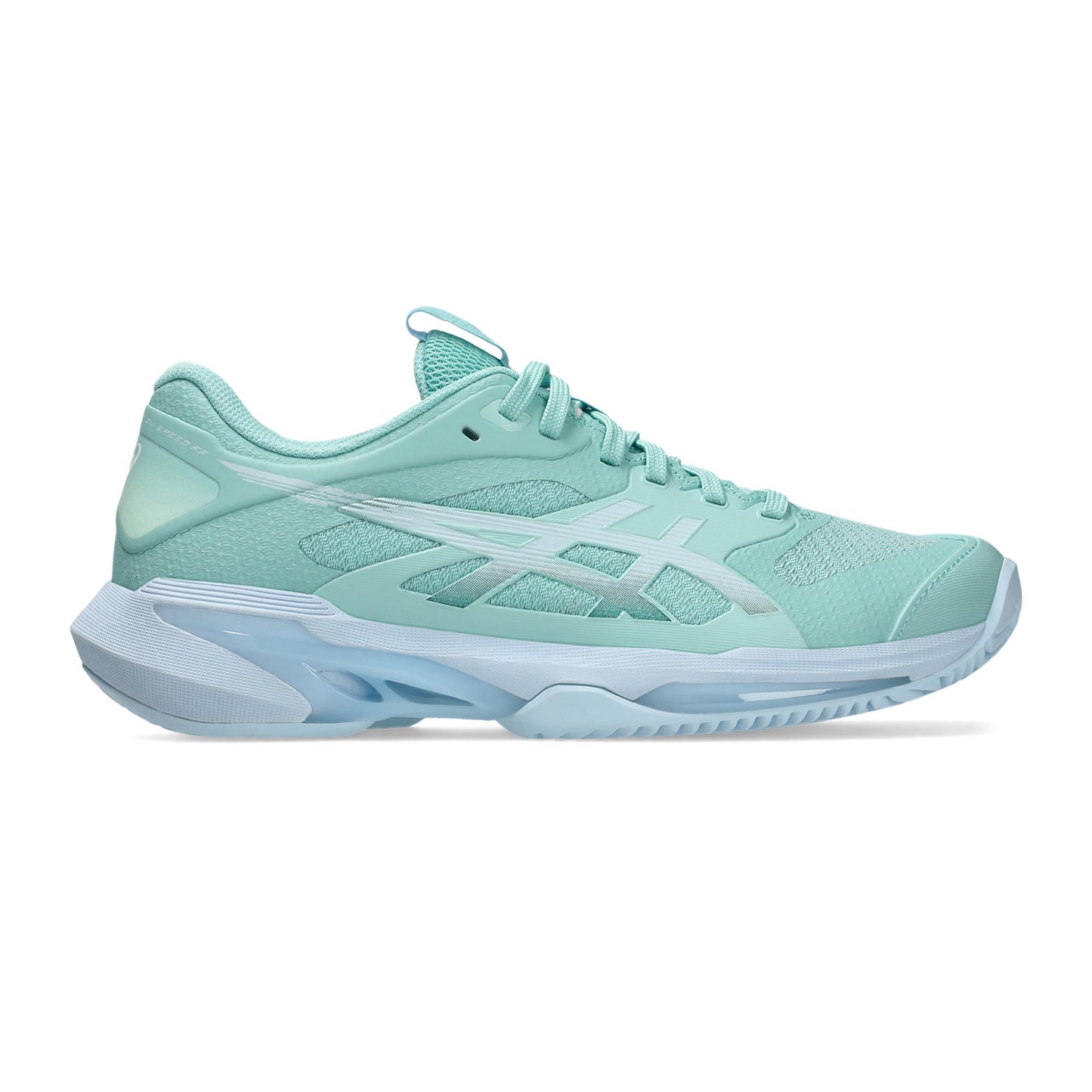 ASICS Solution Speed FF 4 Gravelschoen Dames - mint, lichtblauw
