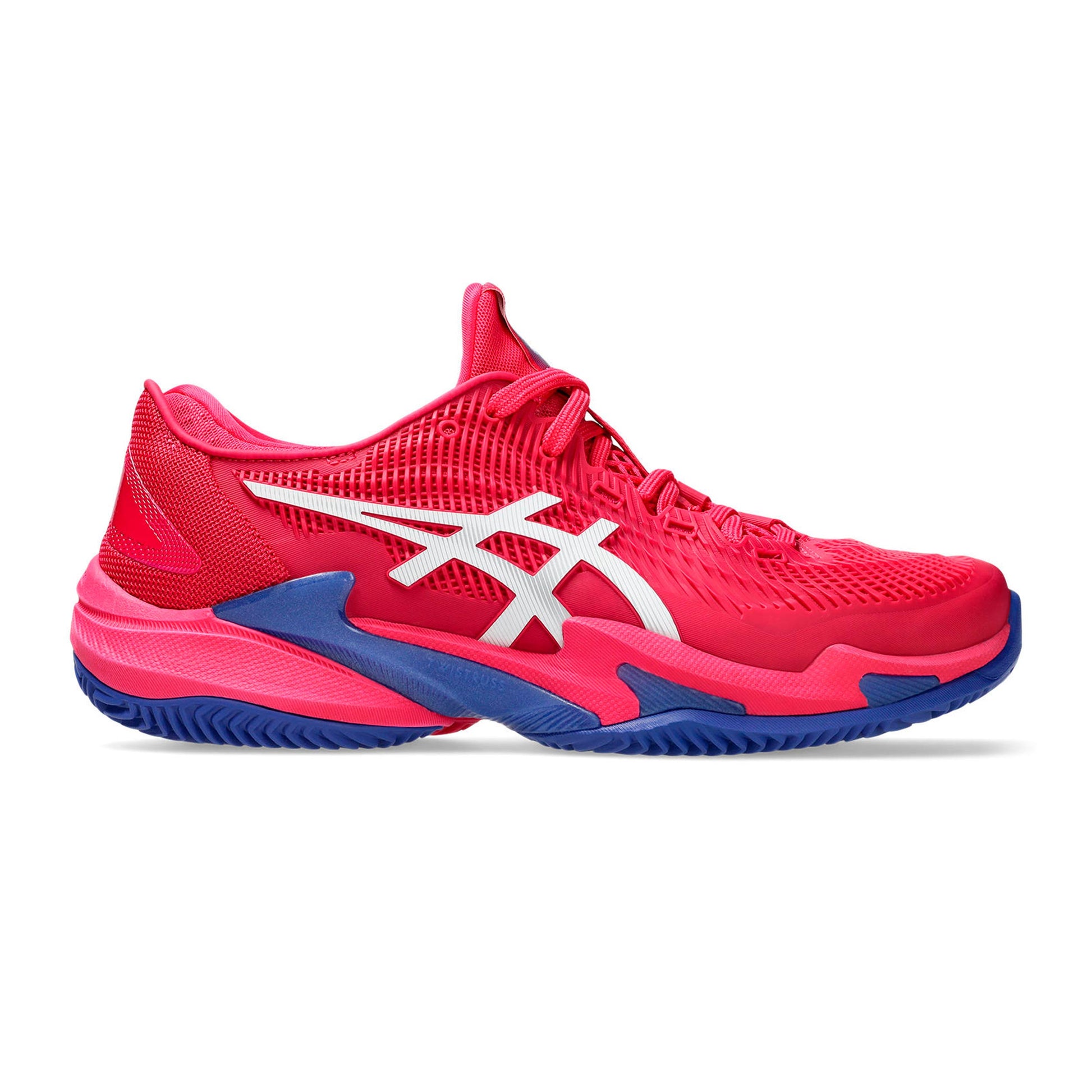 ASICS Court FF 3 Gravelschoen Dames - bes, wit