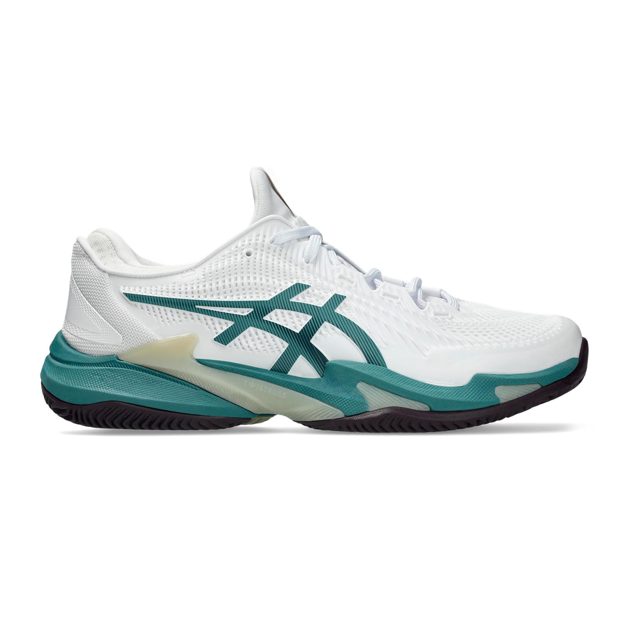 ASICS Court FF 3 Chaussure terre battue Hommes - blanc, sauge