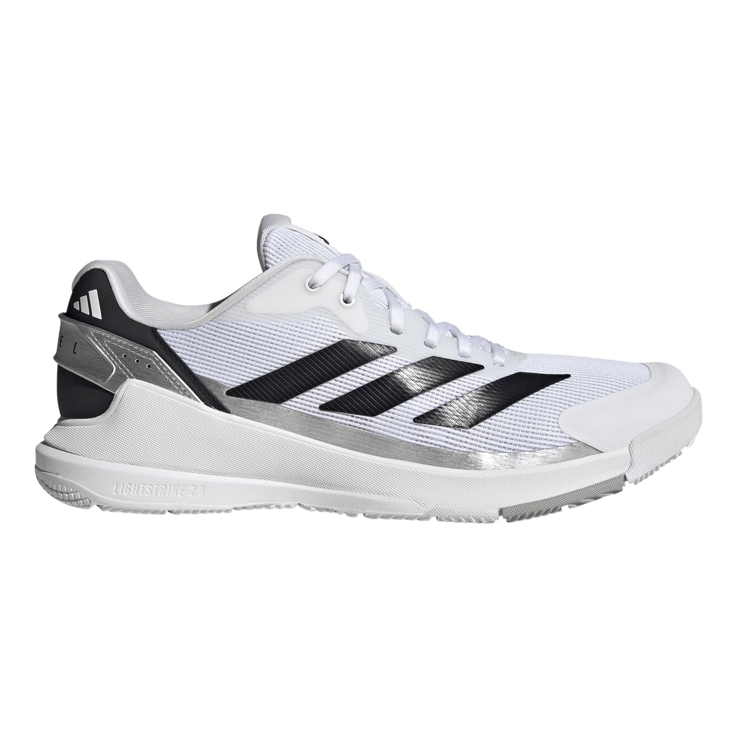 adidas Crazyquick LS Padel schoen Heren - wit, lichtgrijs