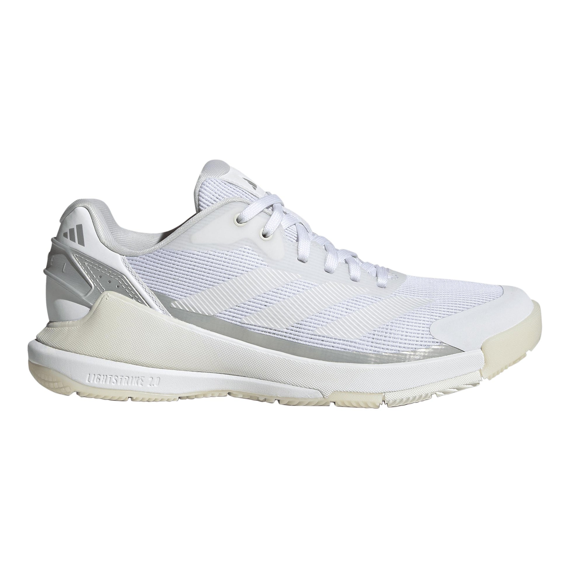adidas Crazyquick LS Padel schoen Dames - wit, zilver