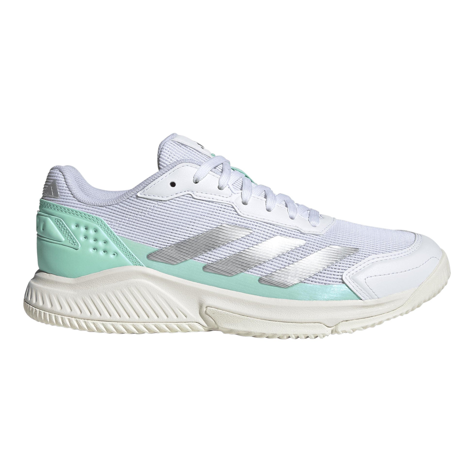 adidas Courtquick Padel schoen Dames - wit, mint