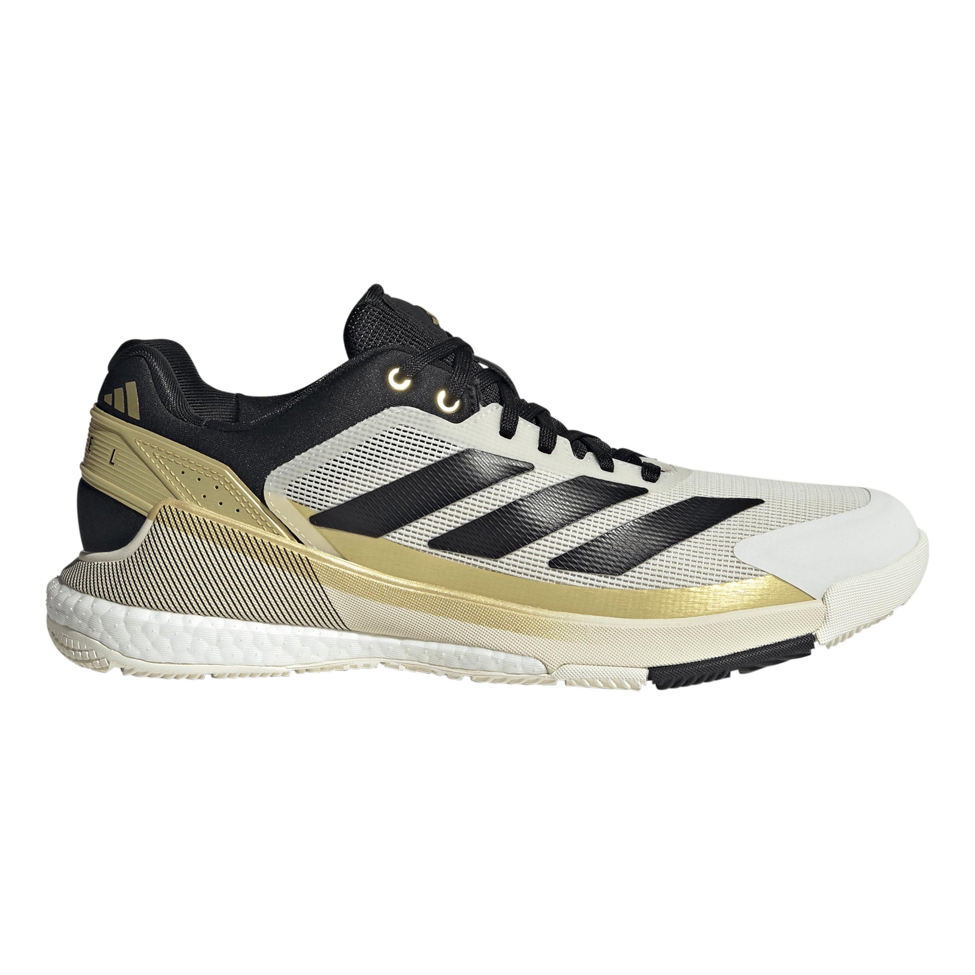 adidas Crazyquick Boost Padel schoen Heren - gebroken wit, zwart