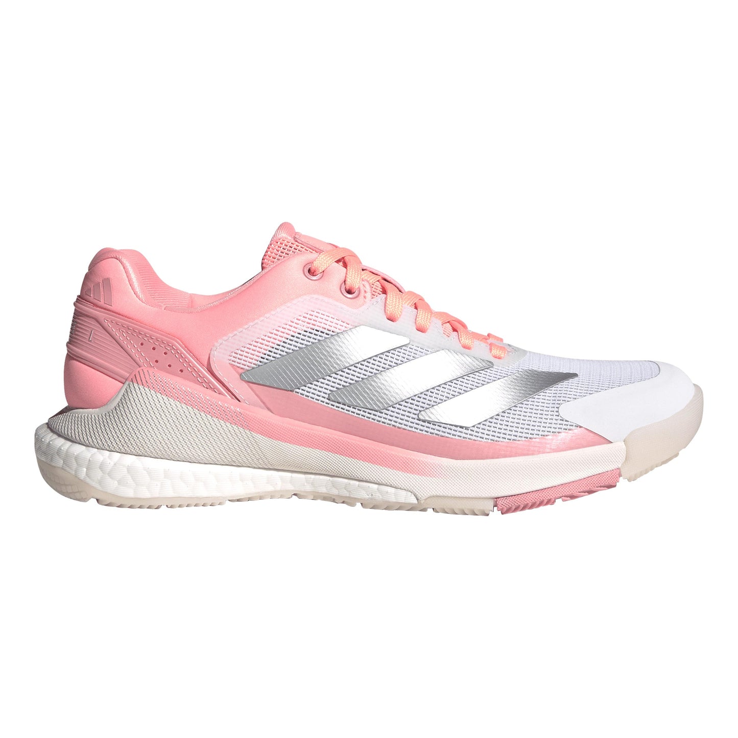 adidas Crazyquick Boost Padel schoen Dames - wit, roze