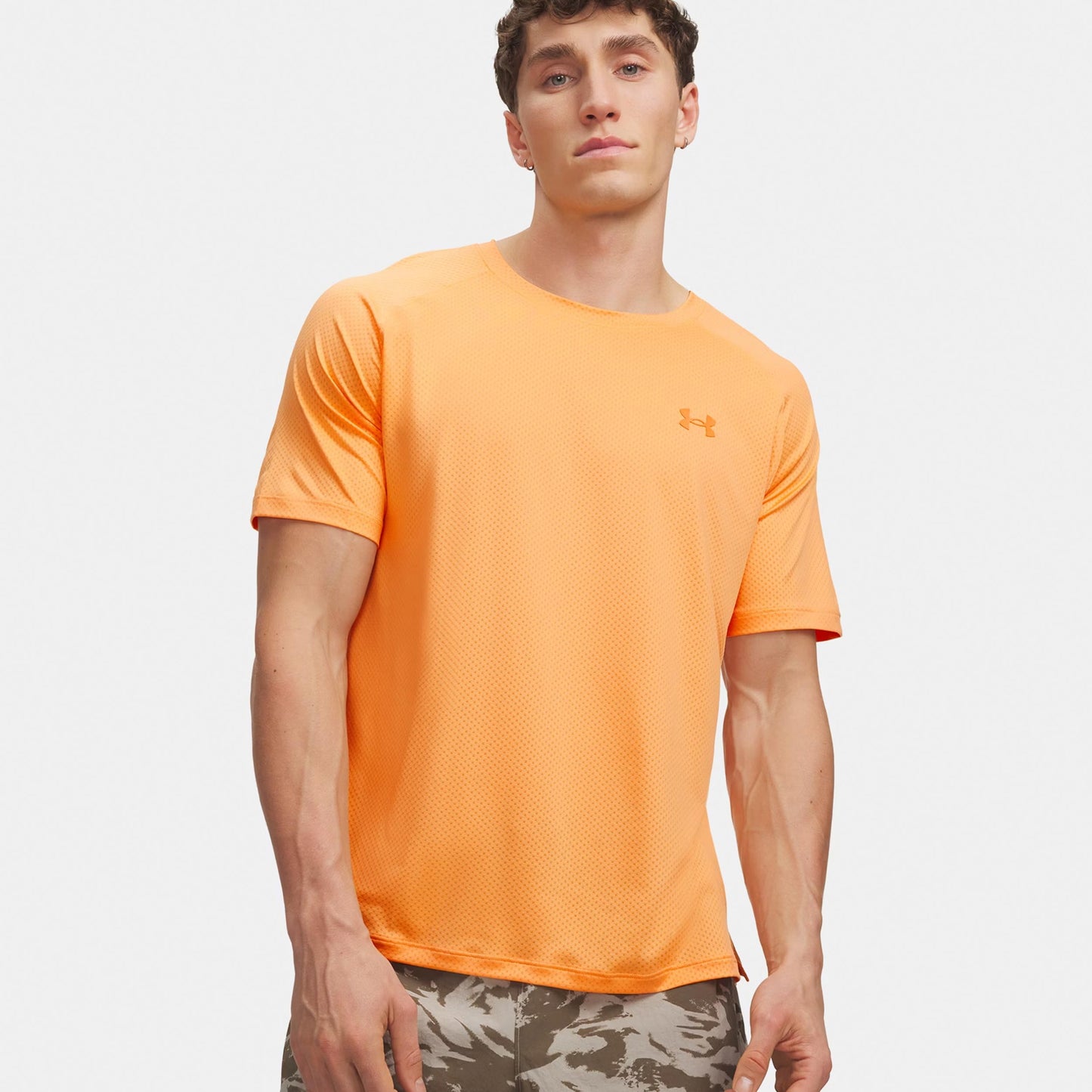 Under Armour Explor Trail Run Graphic  Hardloopshirt Heren-oranje, zwart