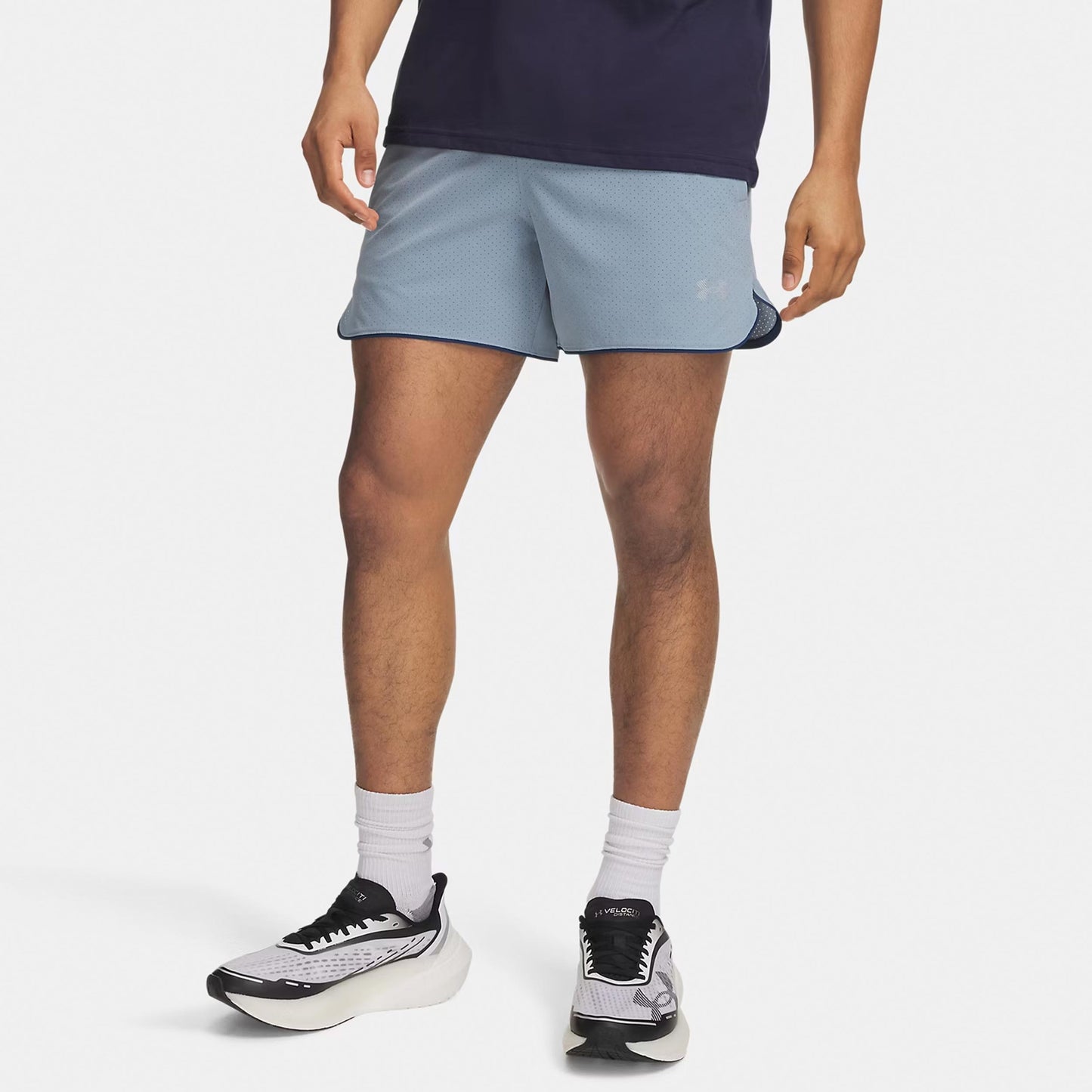 Under Armour Velociti Pro Vent 5in  Short de running Hommes - bleu gris