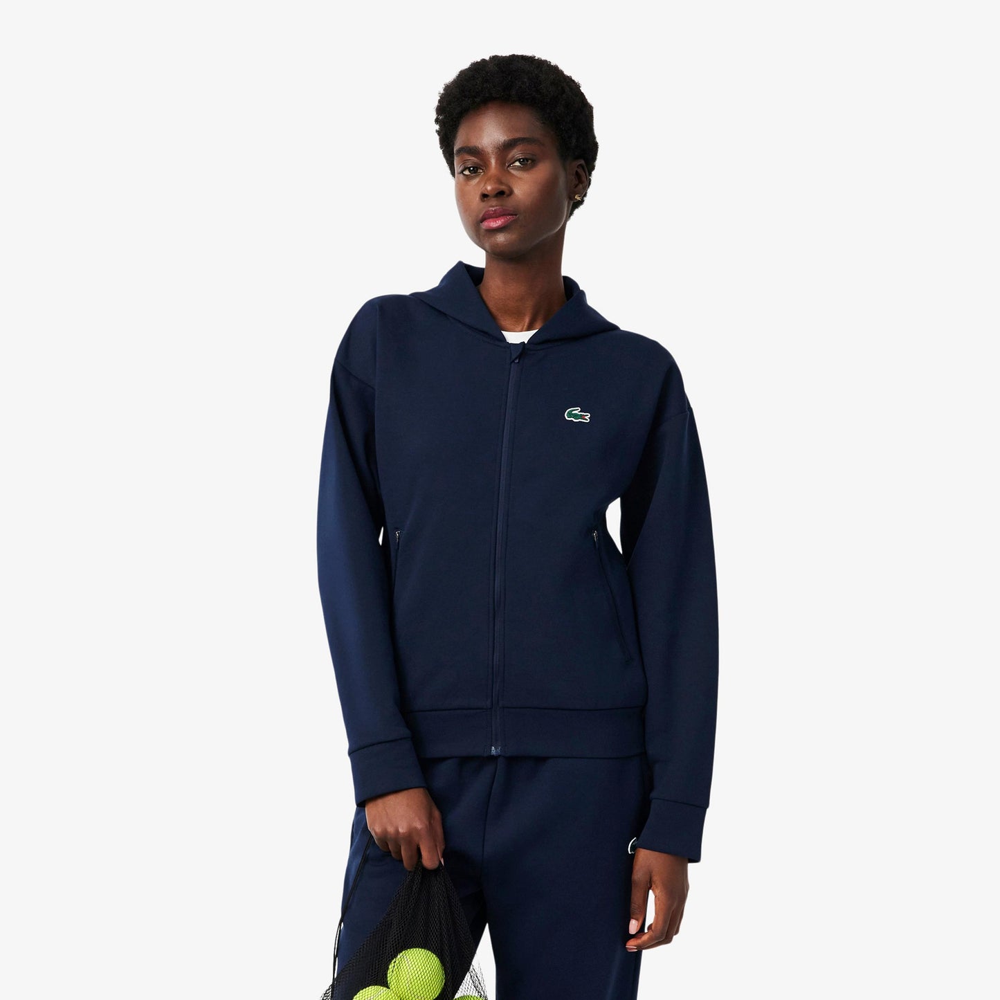 Lacoste Trainingsjack Dames - donkerblauw