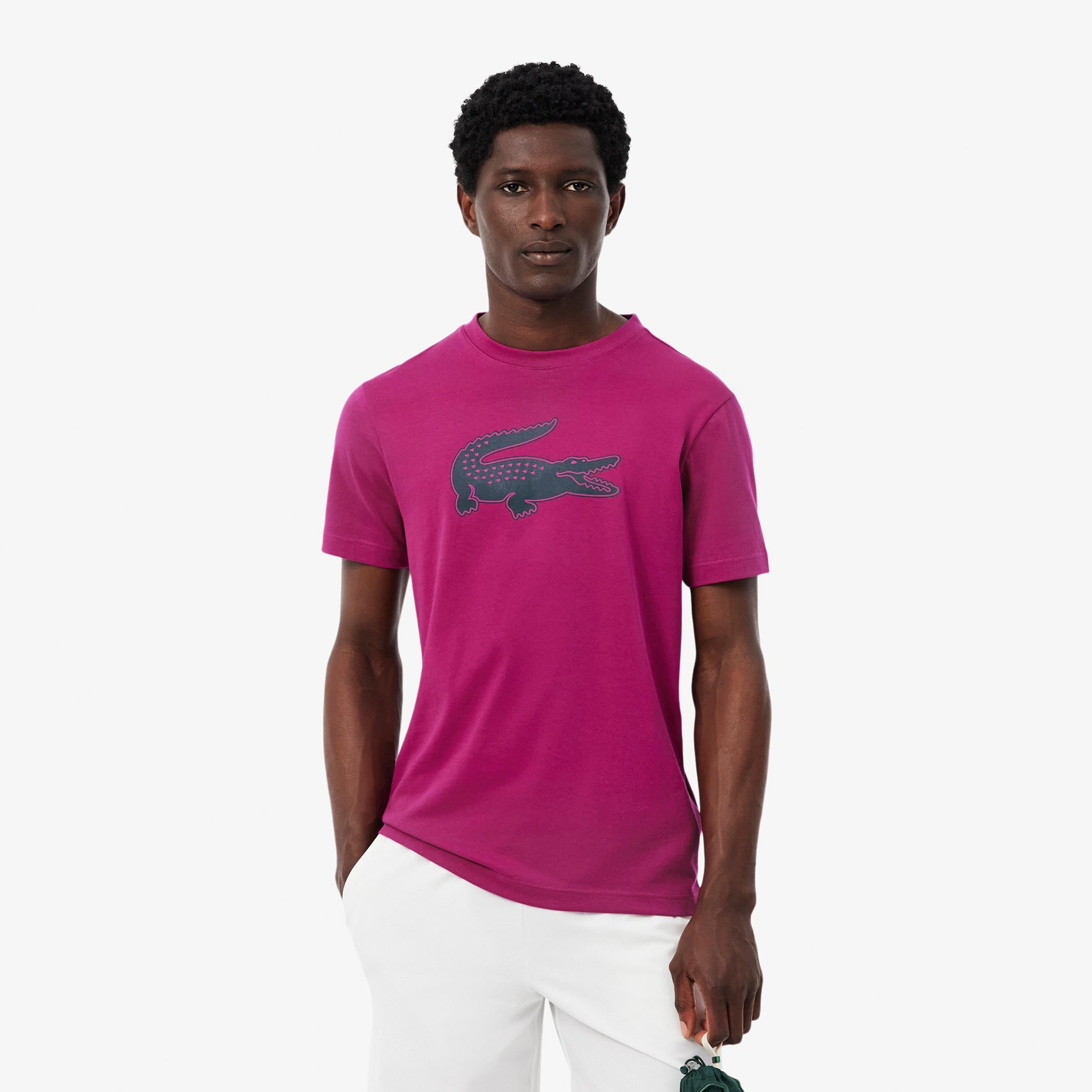 Lacoste T-shirt Hommes - baie, bleu foncé