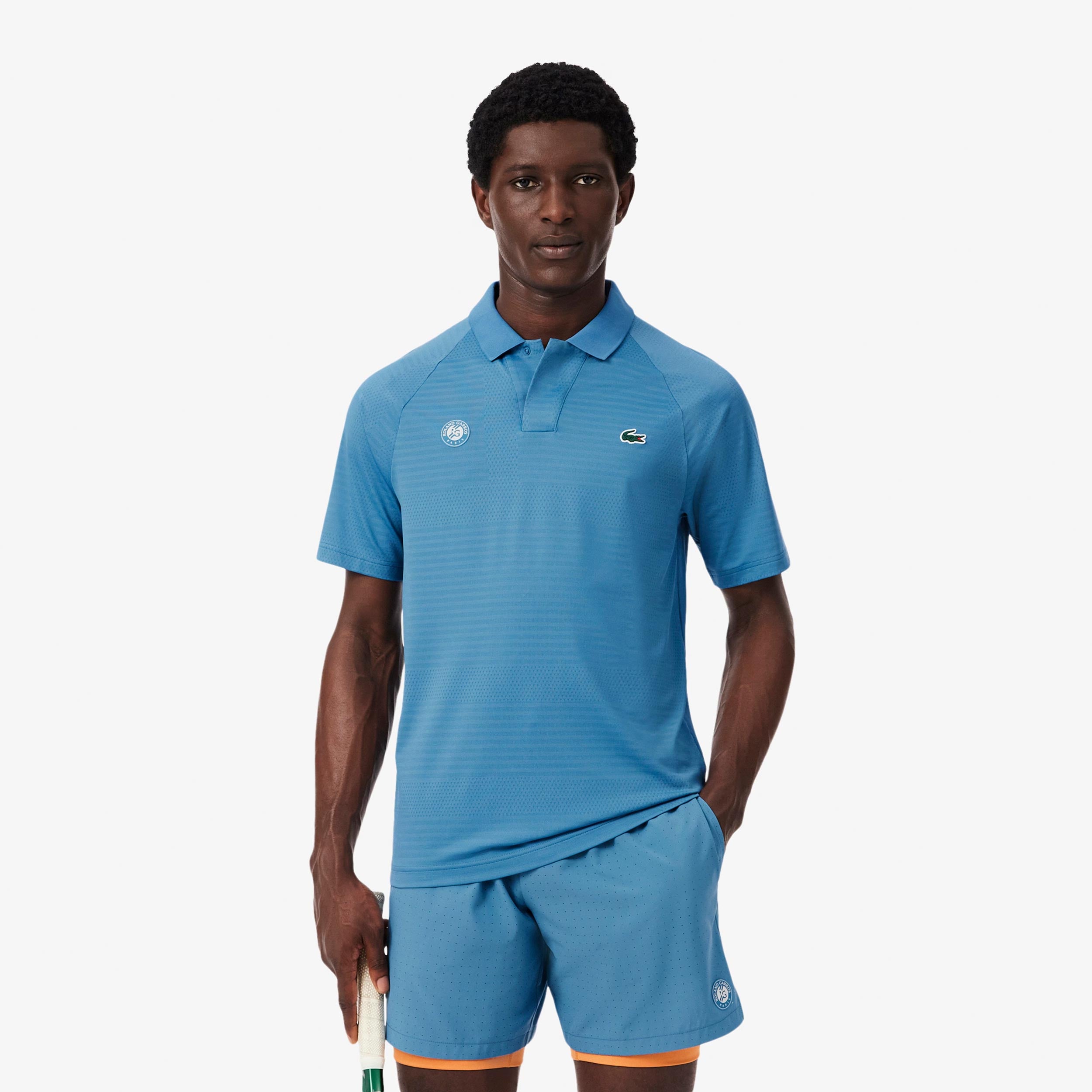 Lacoste Polo Heren - blaugrau
