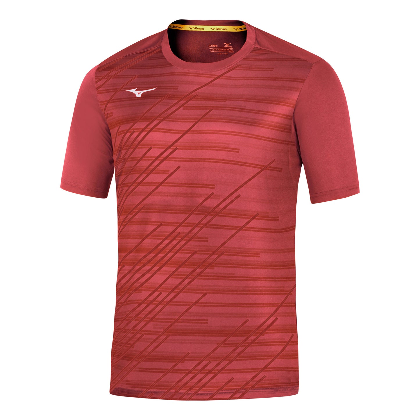 Mizuno Team Chiba T-shirt Heren-rood