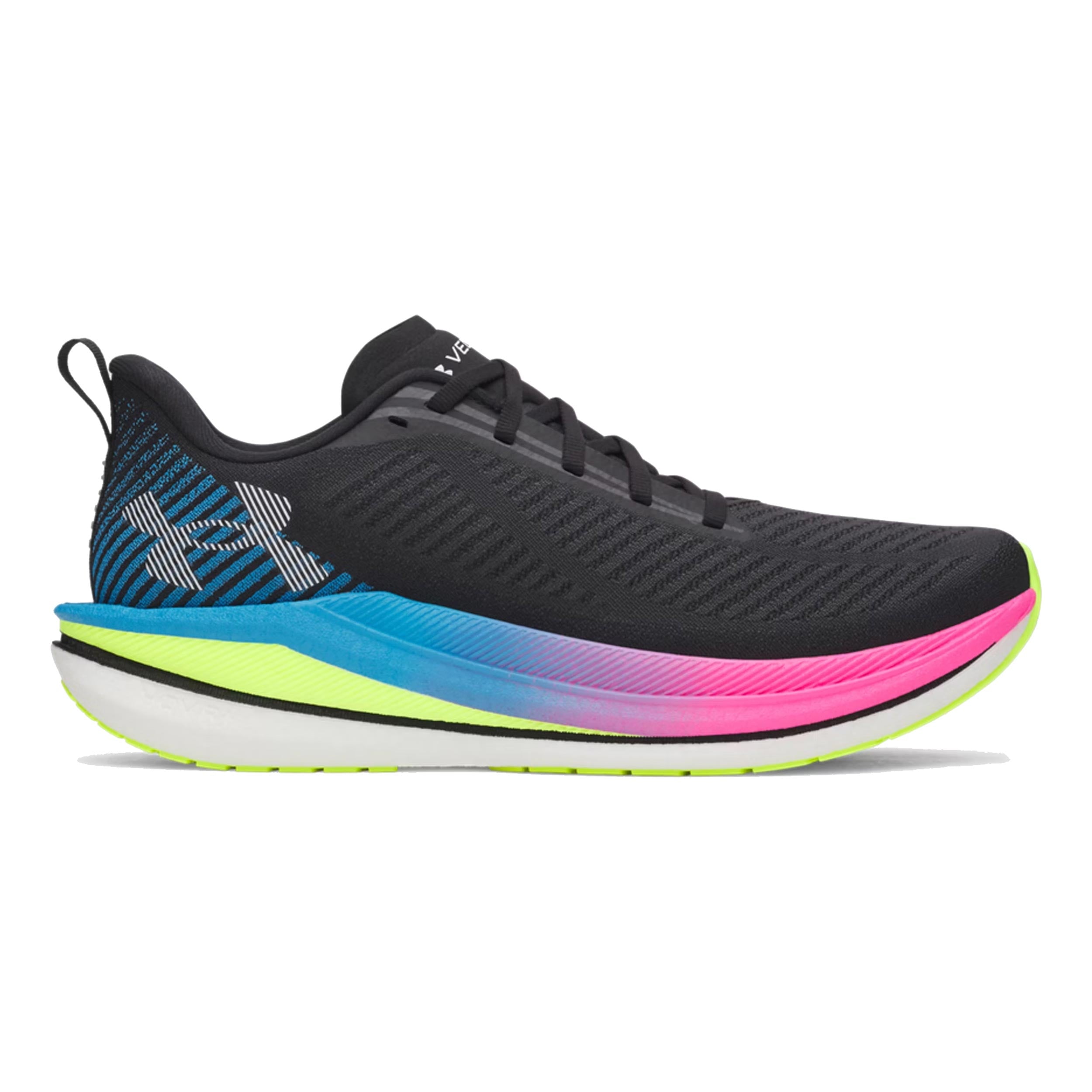 Under Armour Velociti SPD Chaussure de running sans stabilisateurs Hommes-noir, bleu