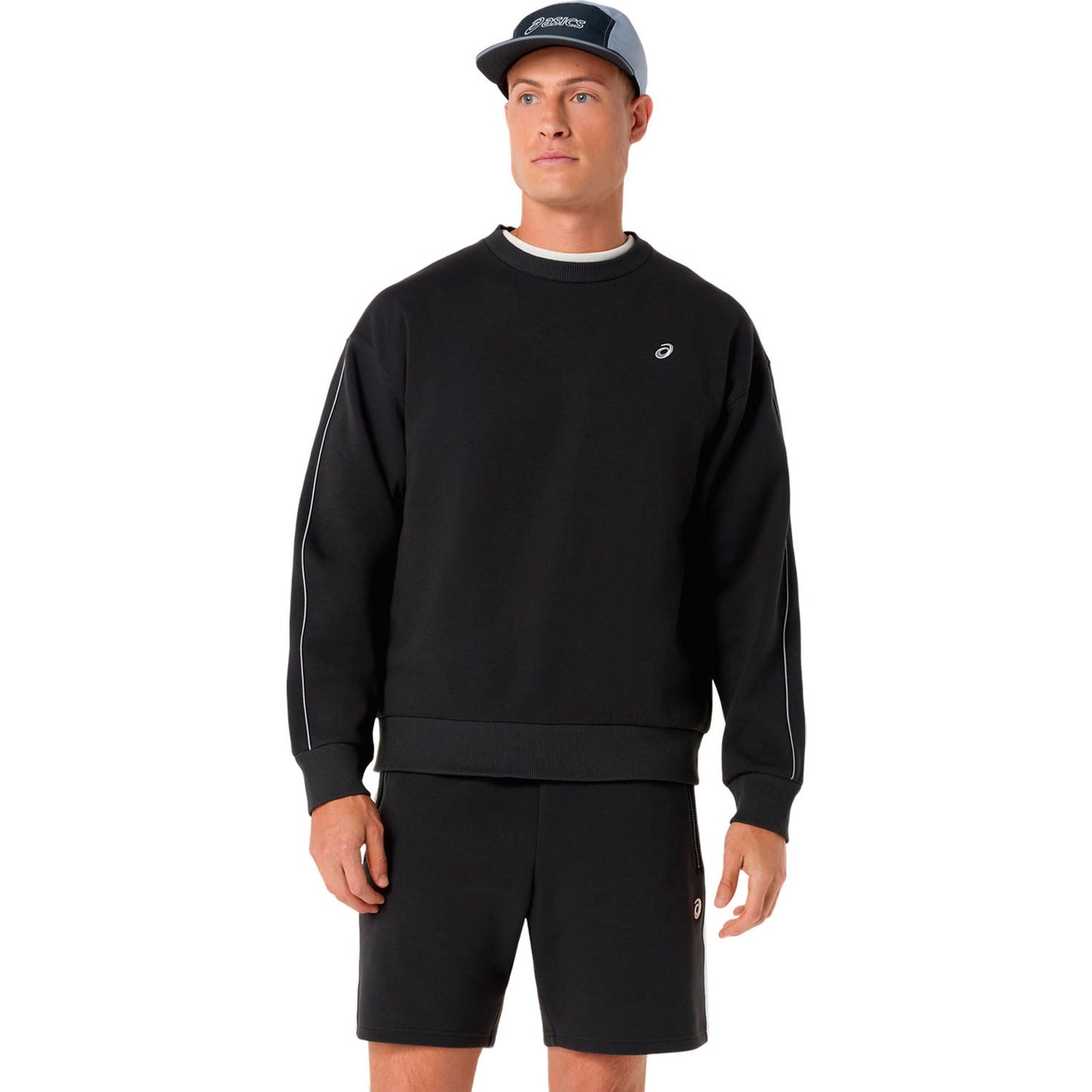 ASICS Track Club Heritage Sweatshirt Unisex - zwart