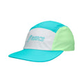 Asics 5 Panel  Cap Unisex - turkoois, neongroen
