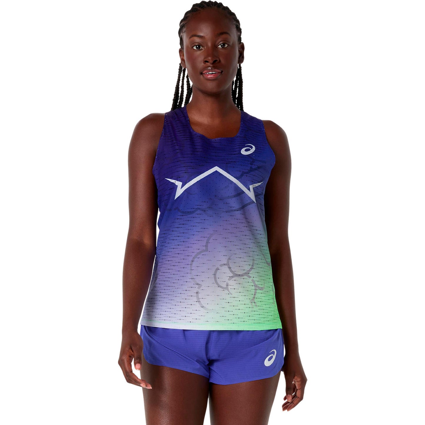 ASICS Metaspeed Maillot de course Femmes-bleu