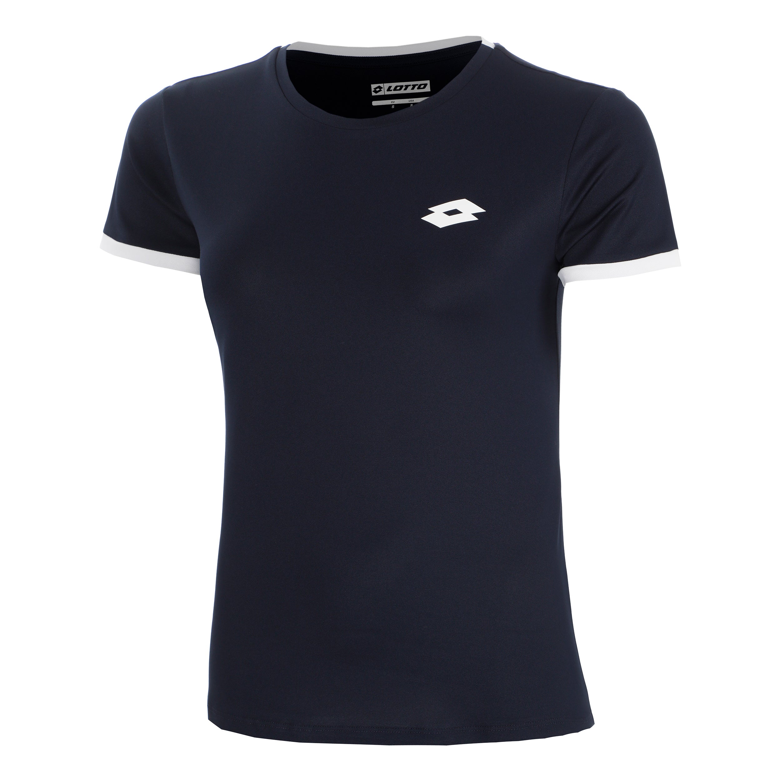 Lotto Squadra IV  T-shirt Dames - donkerblauw