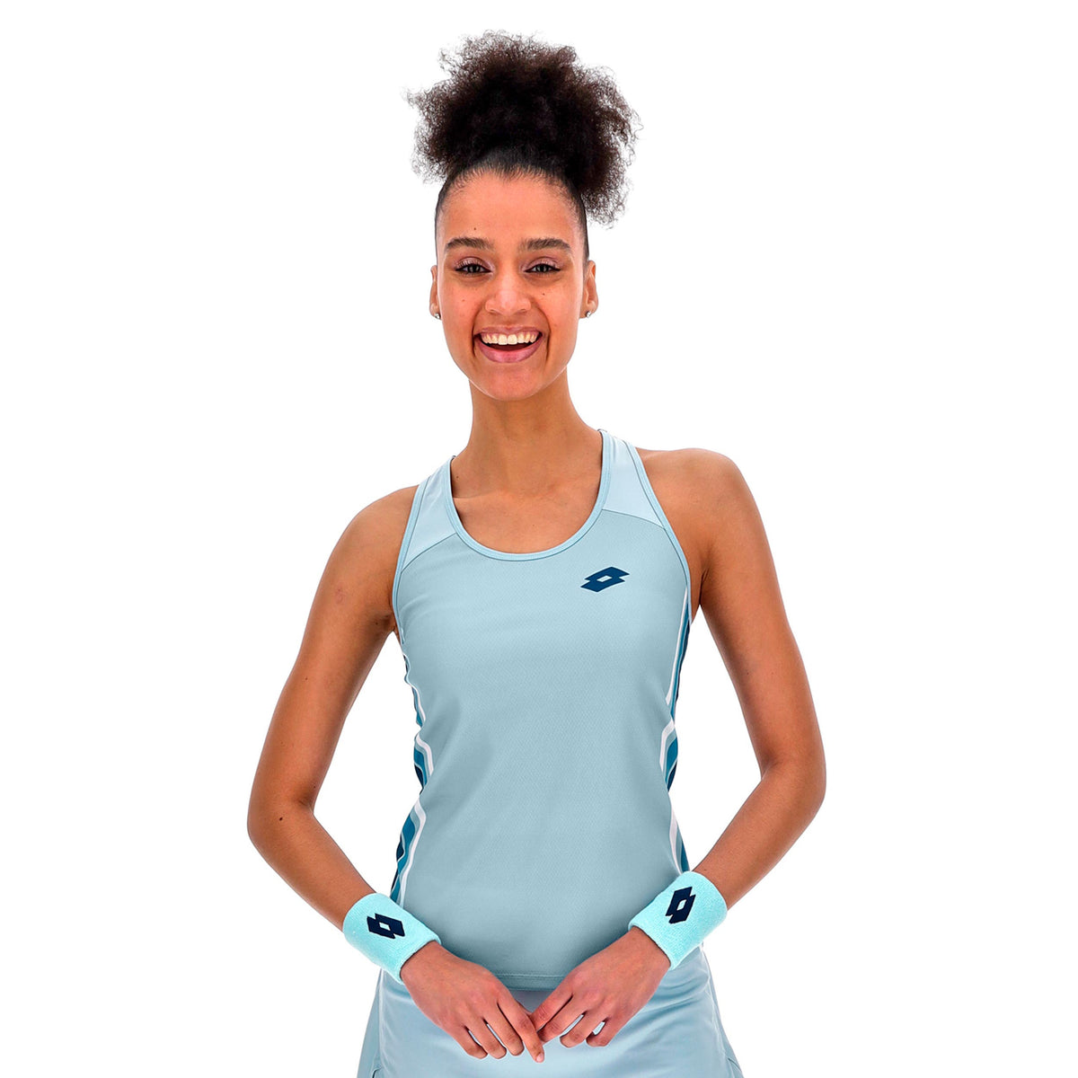 Lotto Tech VI Tanktop Dames - lichtblauw, wit