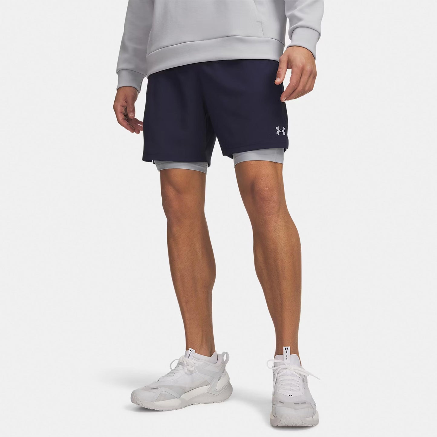 Under Armour Vanish Woven 2.0 6in Shorts Heren - blauw, grijs