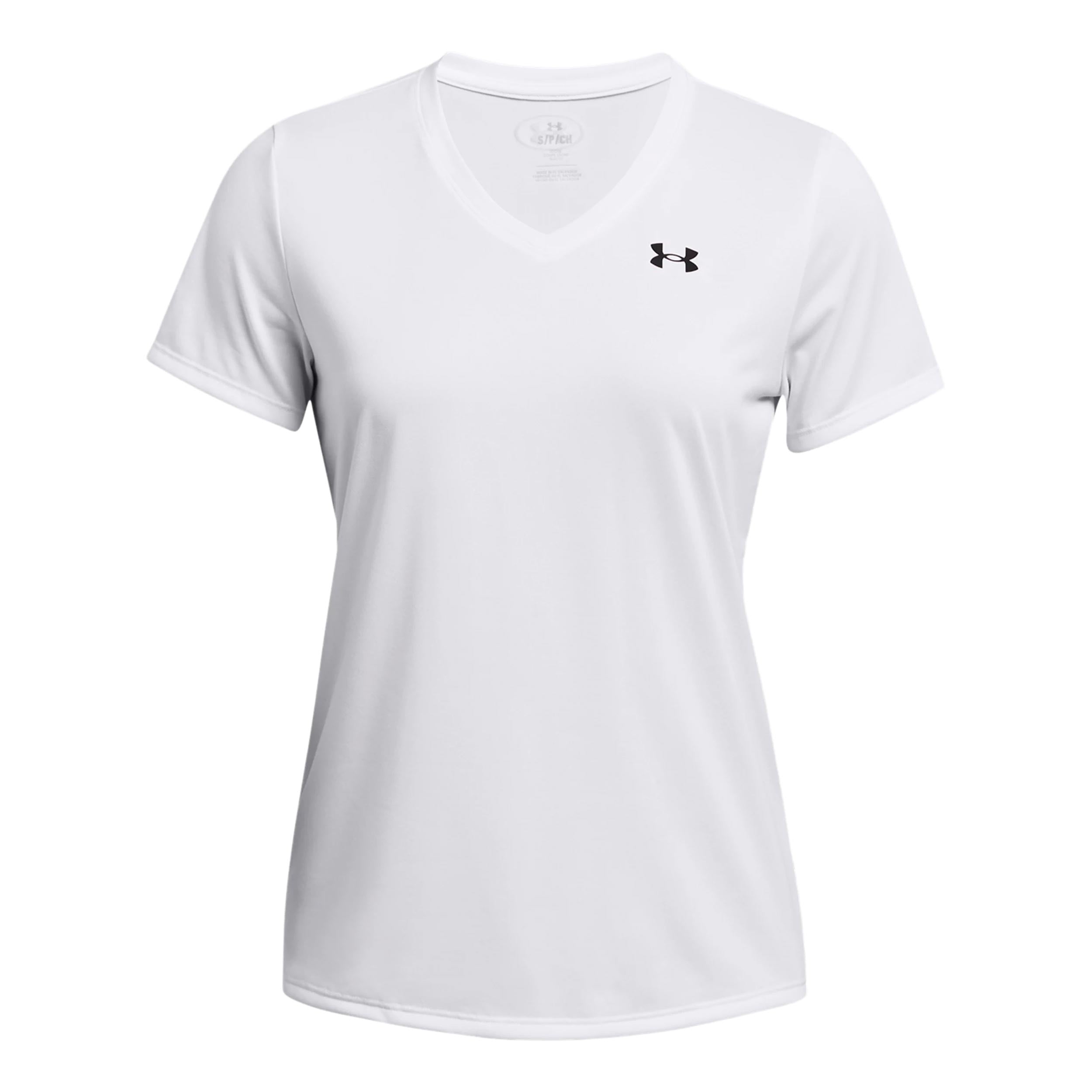 Under Armour Tech Solid T-shirt Dames-wit