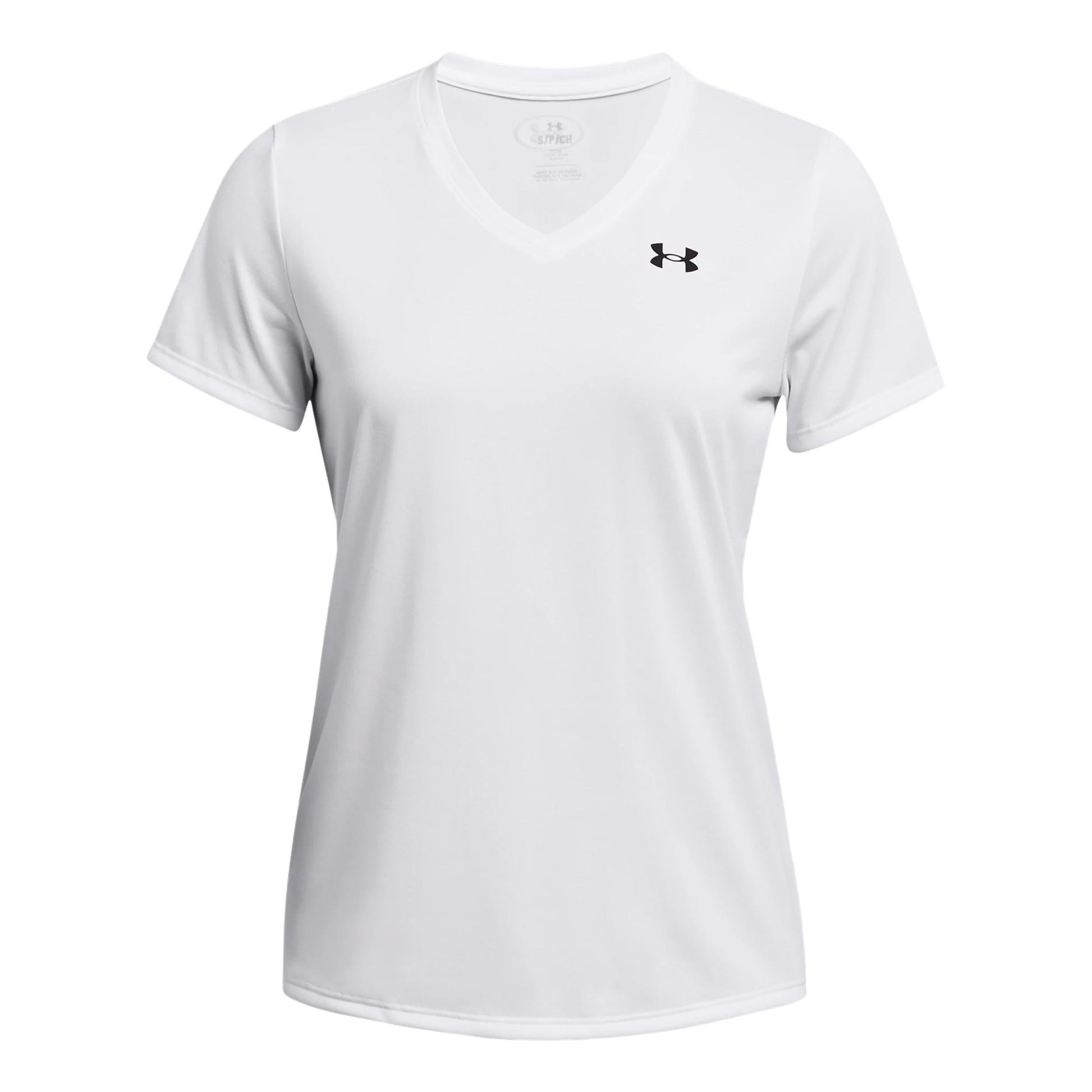 Under Armour Tech Solid T-shirt Dames-wit