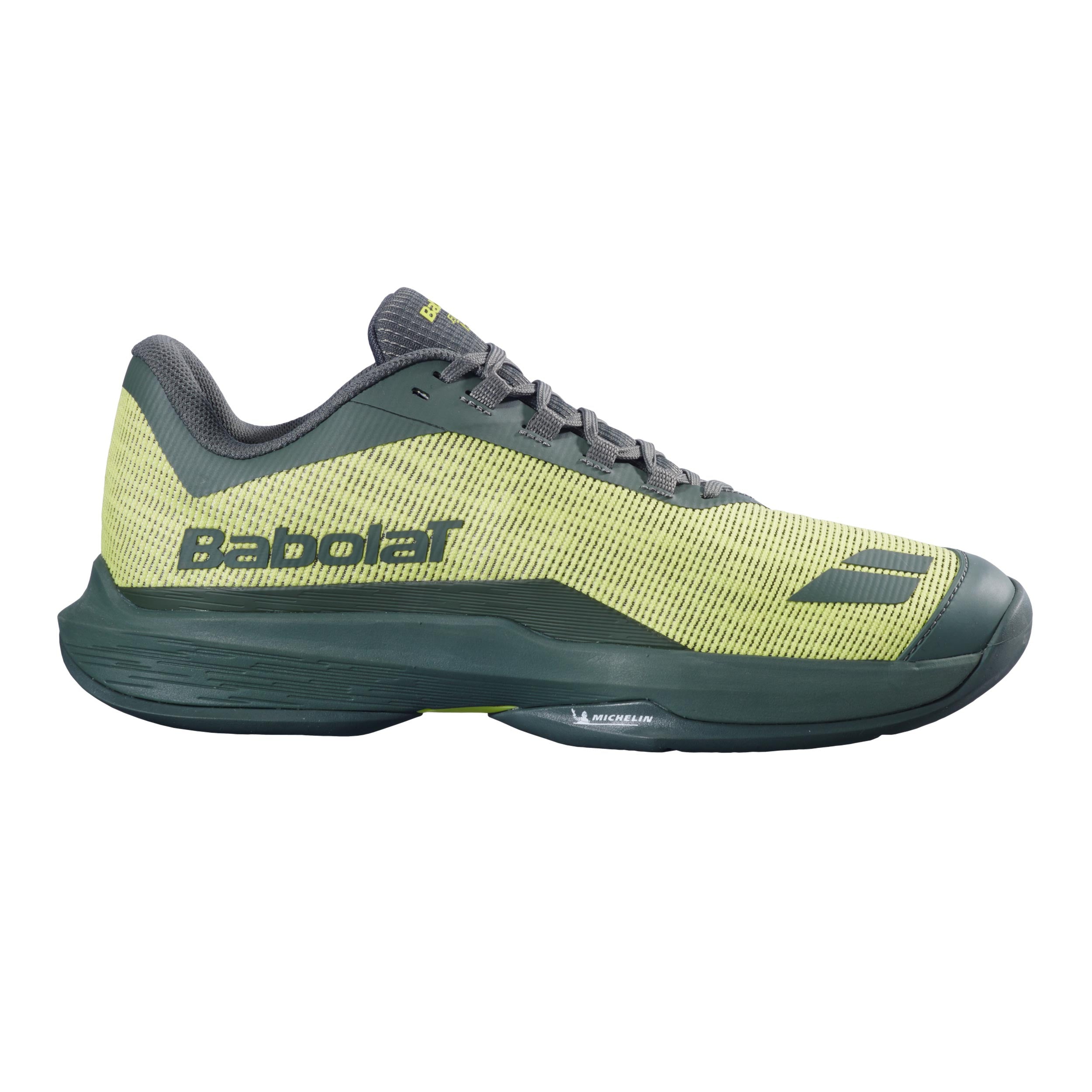Babolat JET TERE 2 AC Allcourt schoen Heren-limoen, olijf