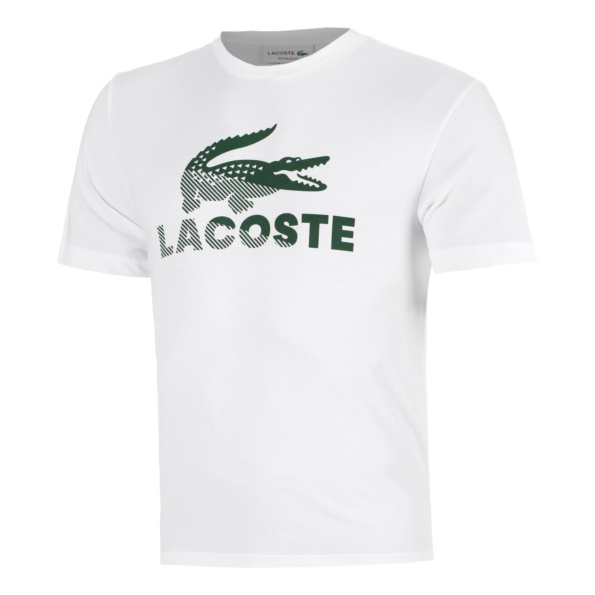 Lacoste T-shirt Heren - wit, groen