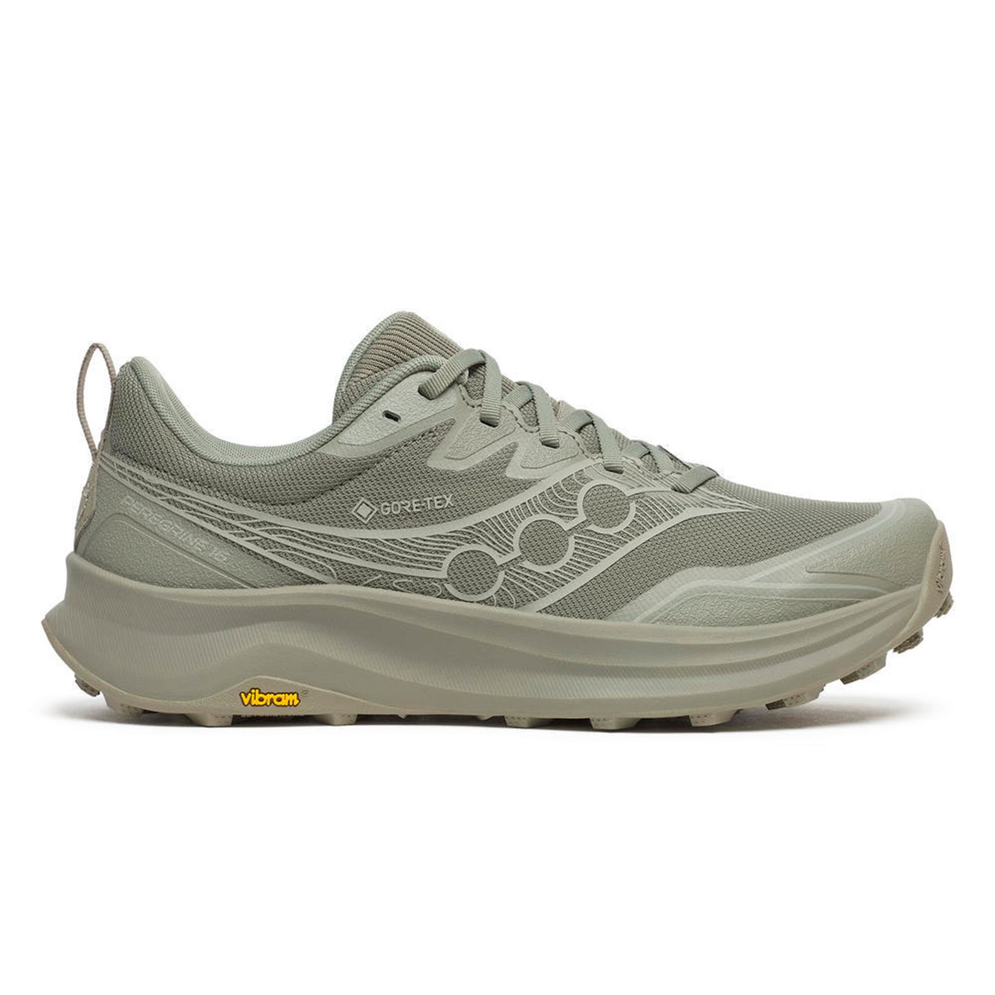 Saucony Peregrine 16 GTX Chaussure trail Hommes - vert olive, kaki