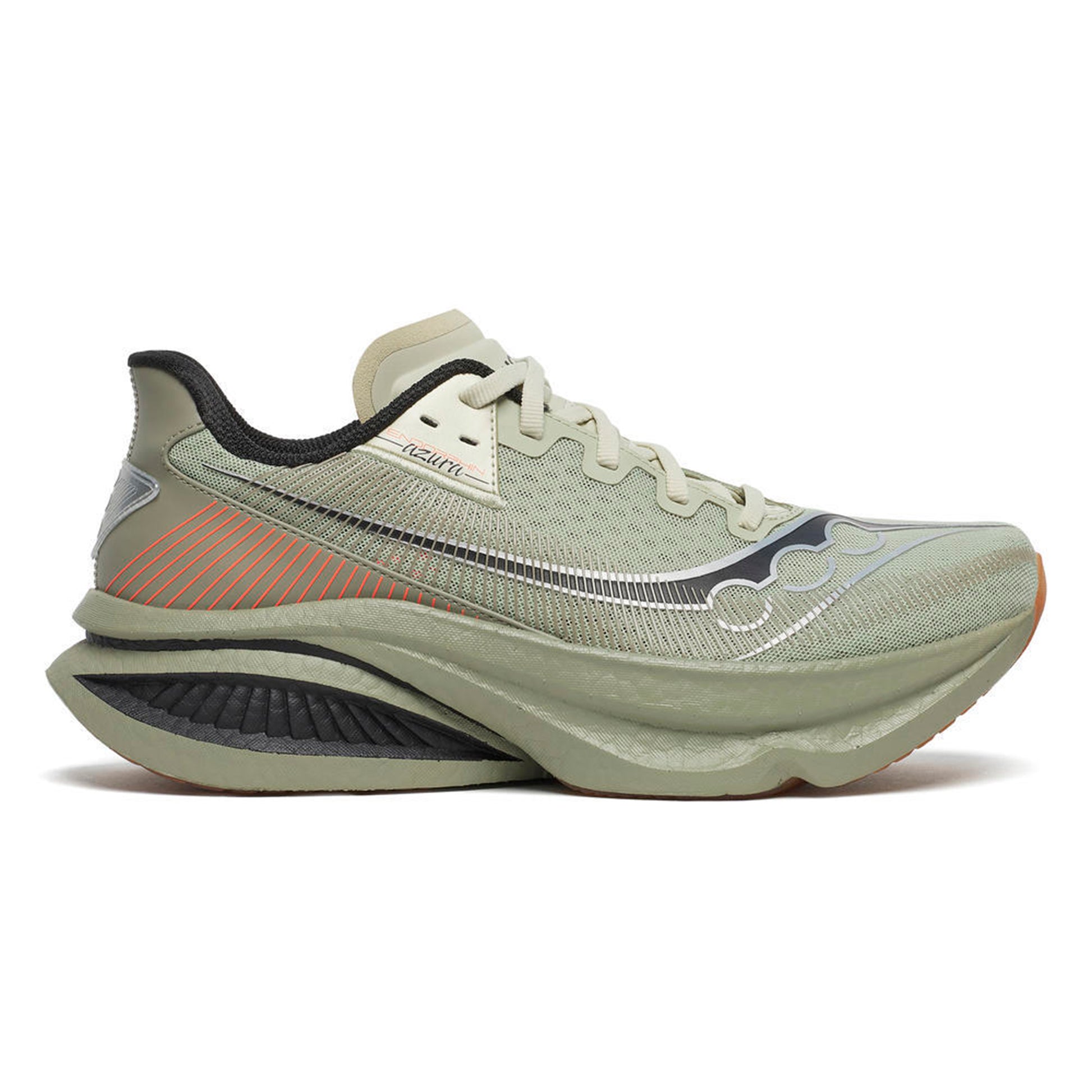 Saucony Endorphin Azura Chaussure de running sans stabilisateurs Hommes-vert olive, kaki