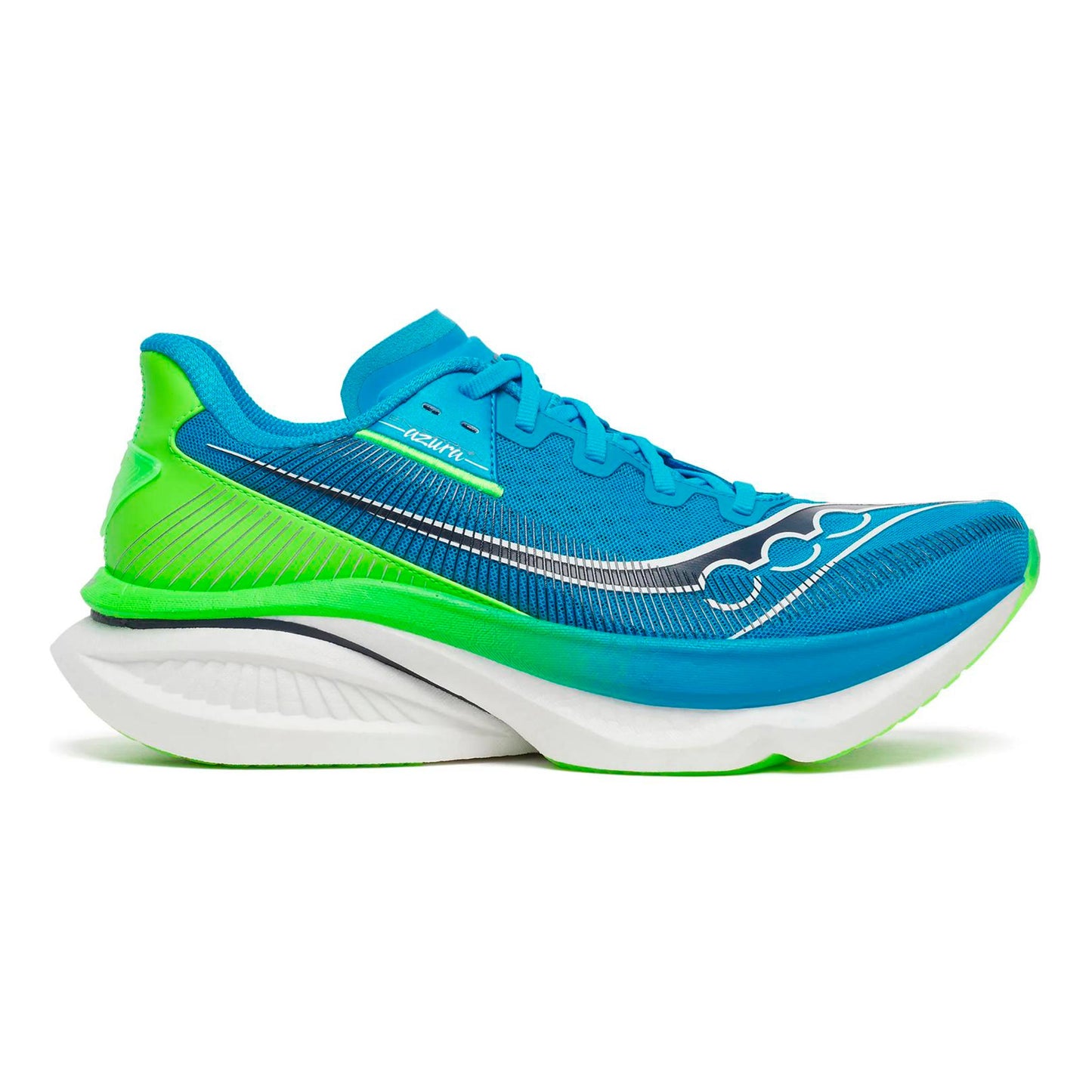 Saucony Endorphin Azura Chaussure de running sans stabilisateurs Hommes-bleu, vert