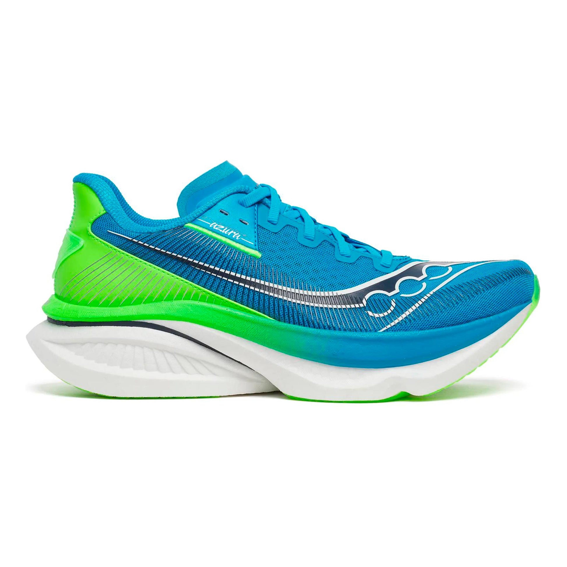 Saucony Endorphin Azura Chaussure de running sans stabilisateurs Hommes-bleu, vert