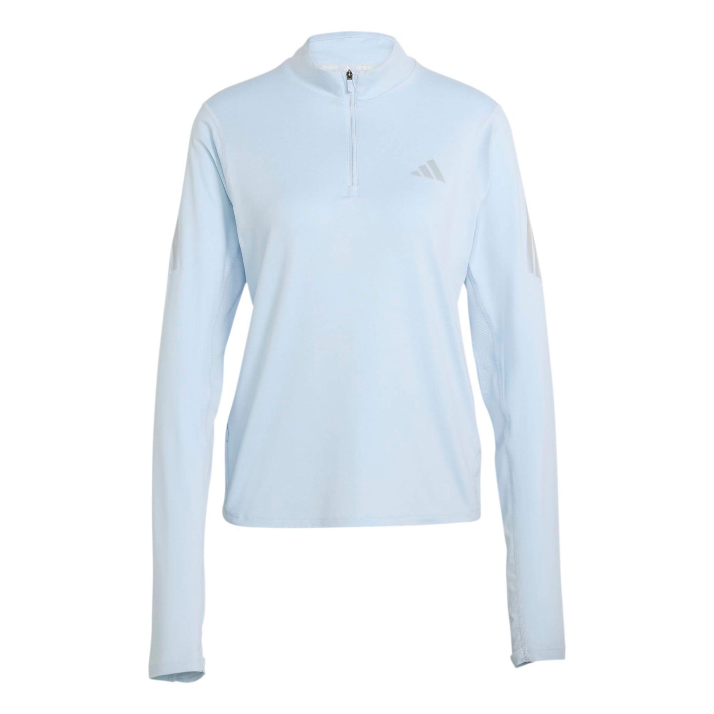 adidas adi365 Zip  Hardloopshirt Dames-blaugrau