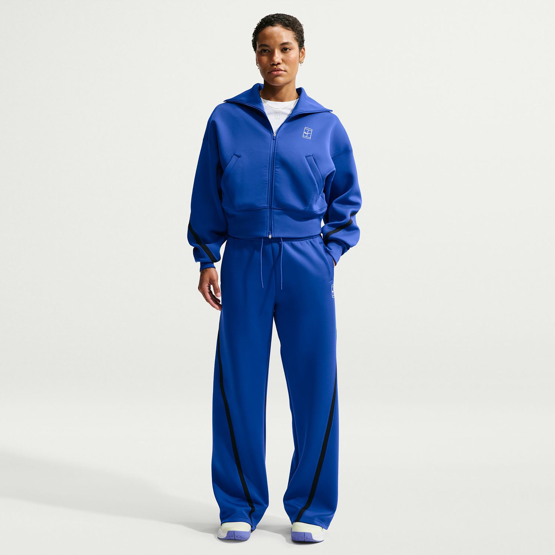 Nike Court Dri-Fit Advantage  Pantalon survêtement Femmes - bleu