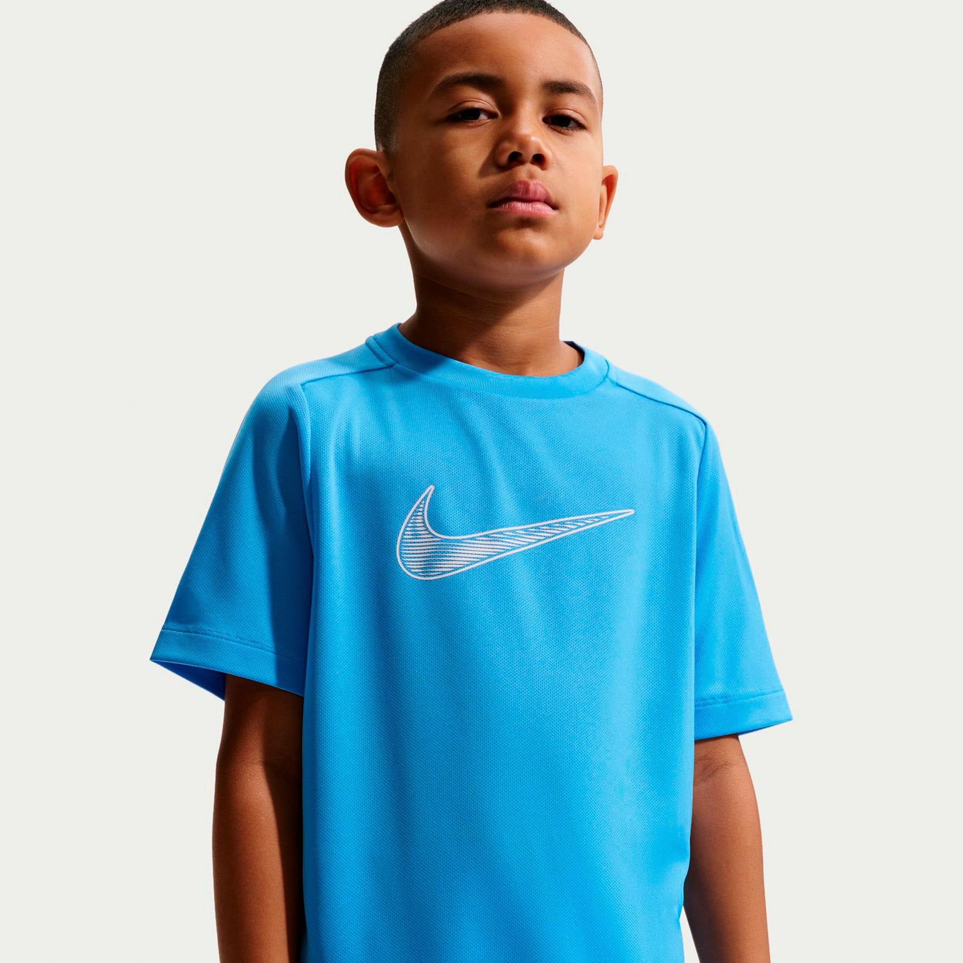 Nike Dri-Fit Multi  T-shirt Garçons-turquoise