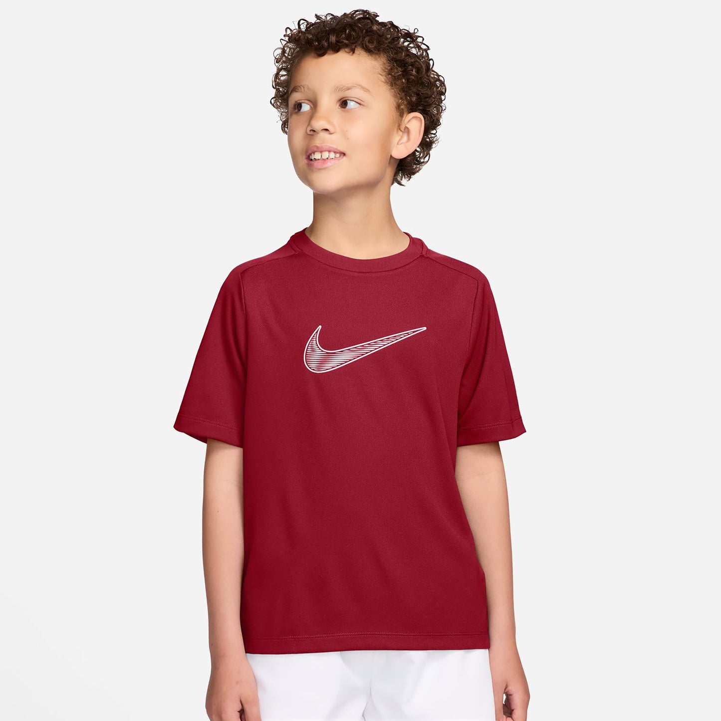 Nike Dri-Fit Multi  T-shirt Kinderen - rood
