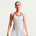 Court Dri-Fit Advantage Tanktop Dames - wit, zwart