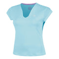 Out of Control V-Neck T-shirt Femmes-bleu clair