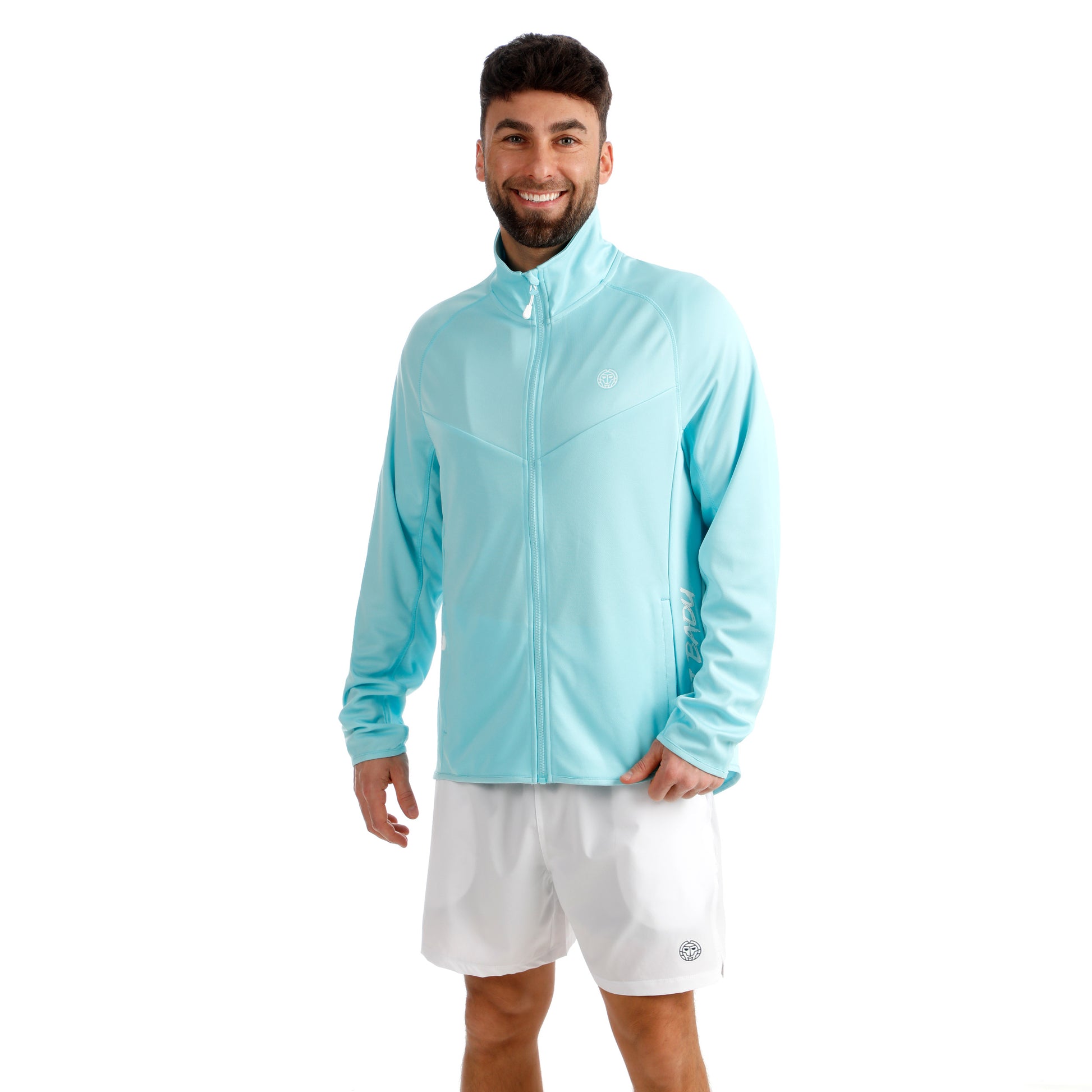 BIDI BADU Crew 2.0 Veste de survêtement Hommes-turquoise