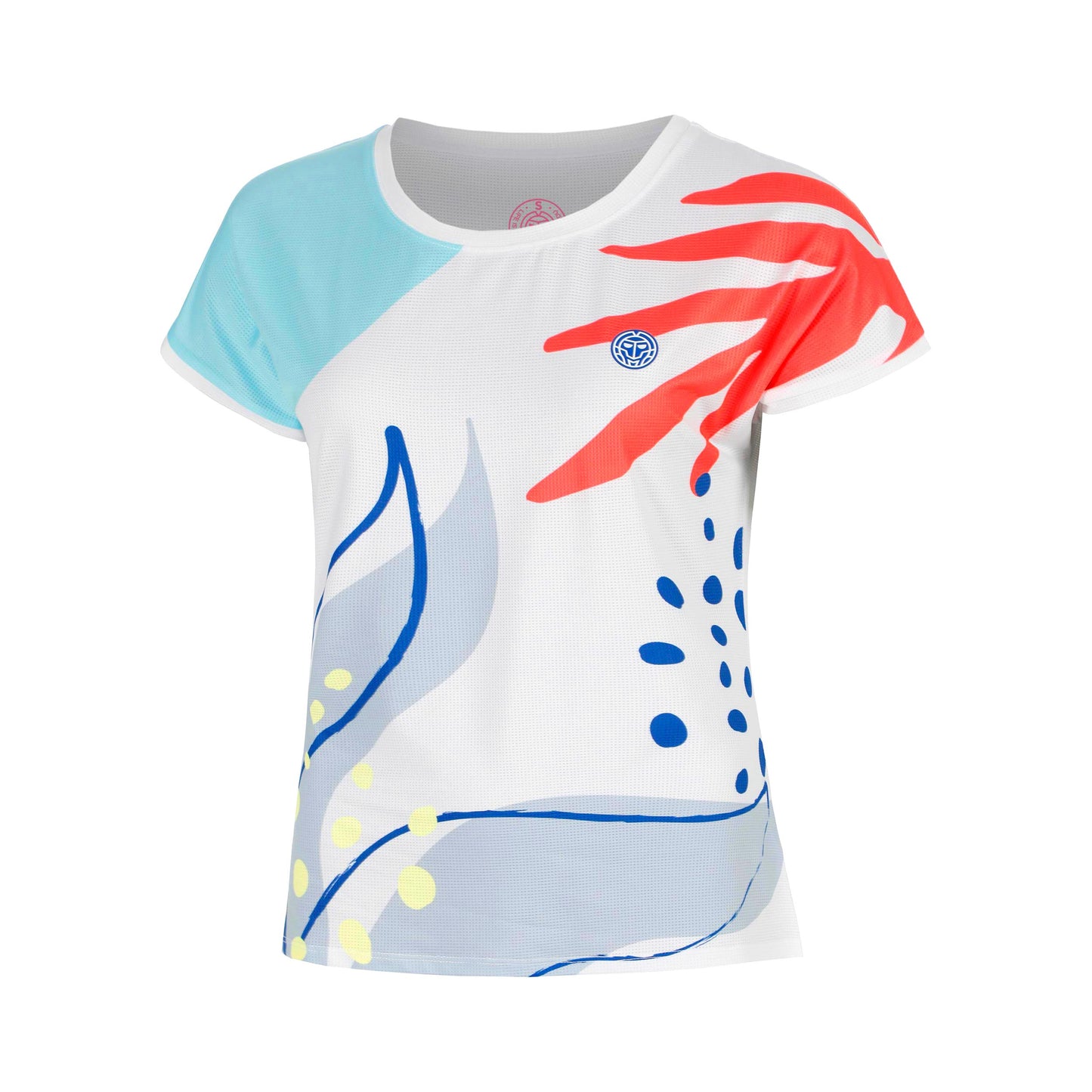 BIDI BADU Hey Laguna T-shirt Filles-blanc, multicouleur