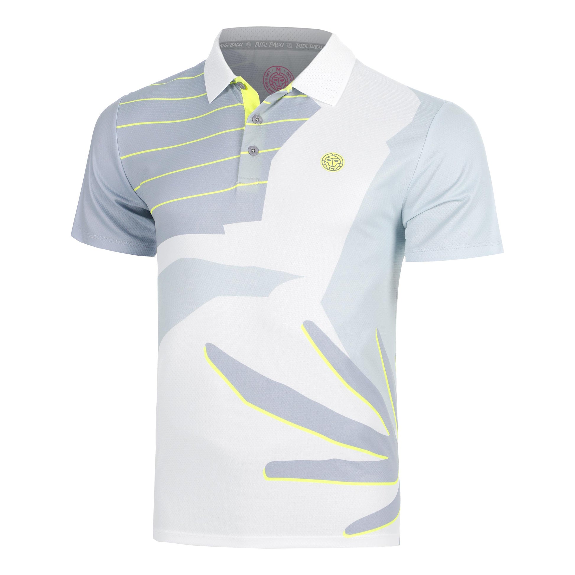 BIDI BADU Hey Laguna Polo Hommes-blanc, multicouleur