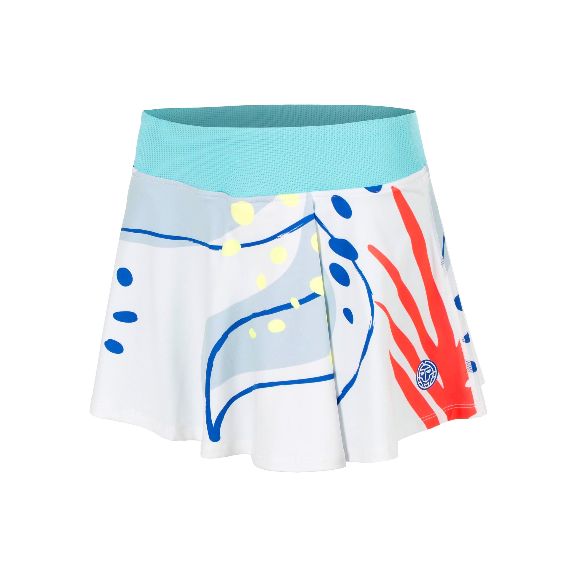 BIDI BADU Hey Laguna Wavy Rok Dames-wit, veelkleurig