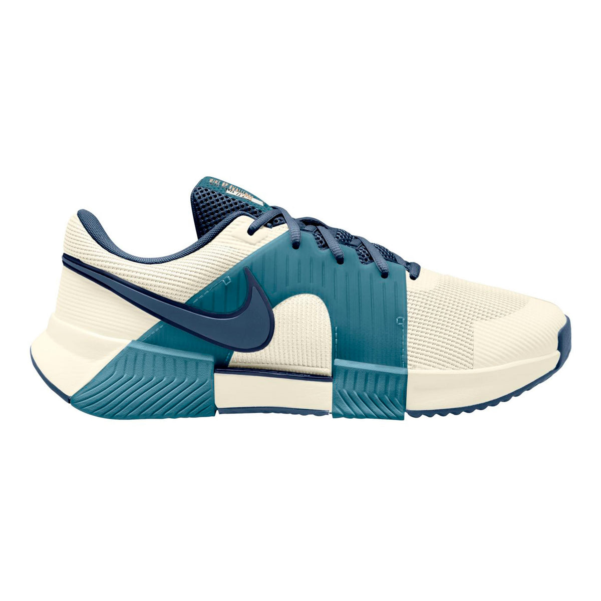 Nike Zoom GP Challenge 1.5 Chaussure terre battue Hommes - crème, bleu petrol